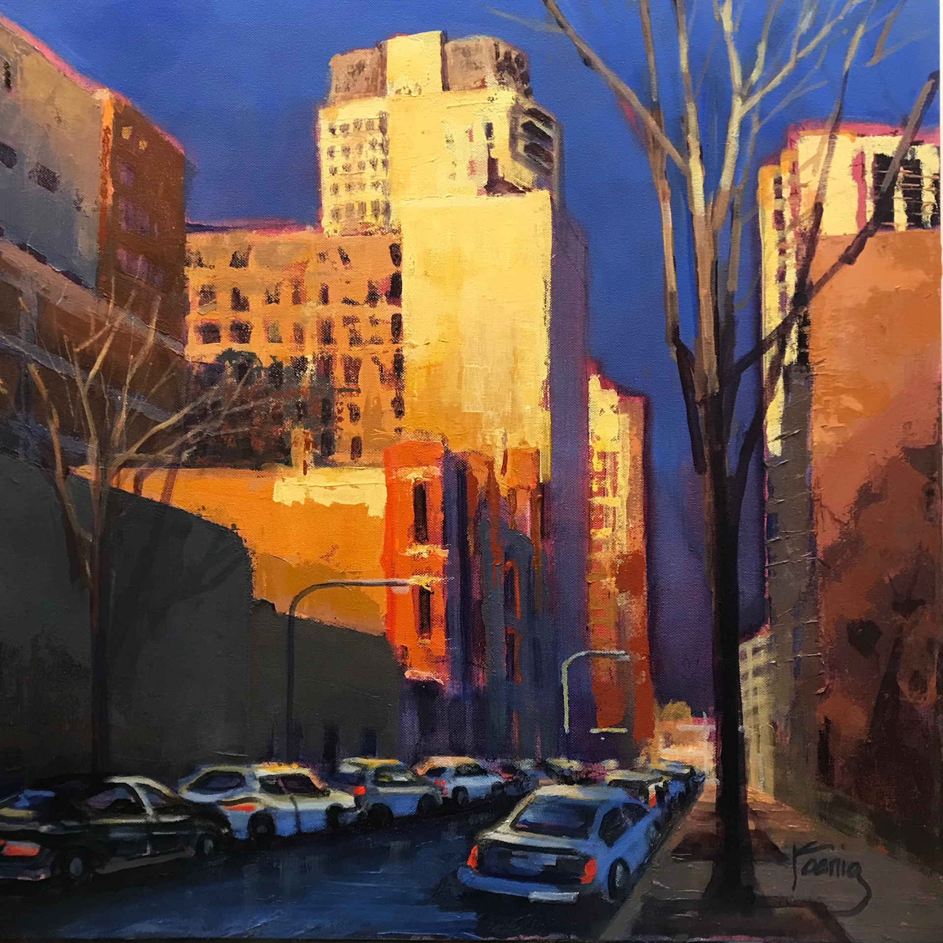 Blue Side Street by Hal Koenig