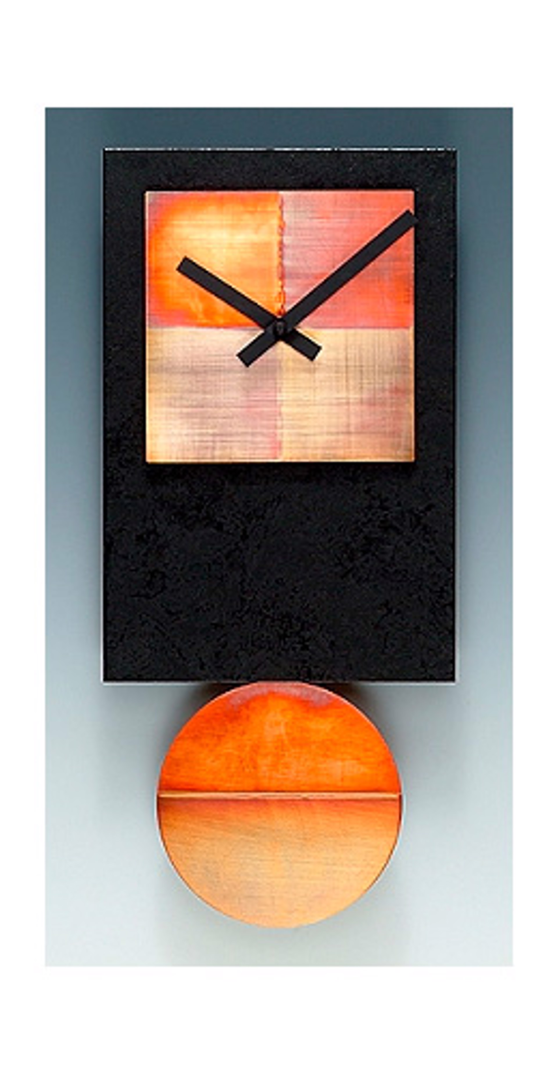 Black Tie Pendulum Clock with Copper by Leonie Lacouette