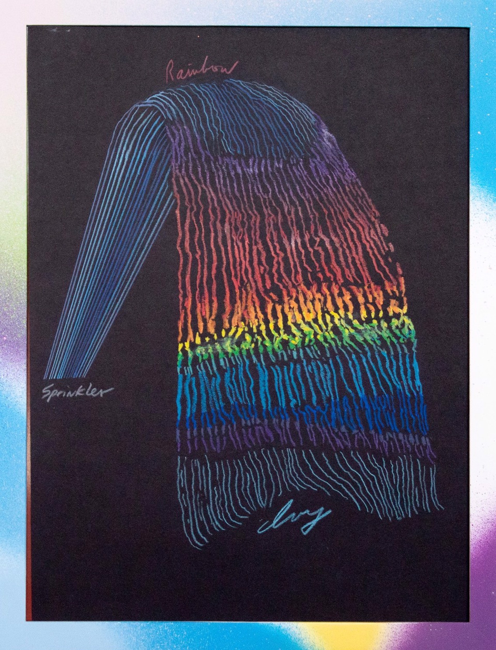 Rainbow Sprinkler 2 by Paul Collins