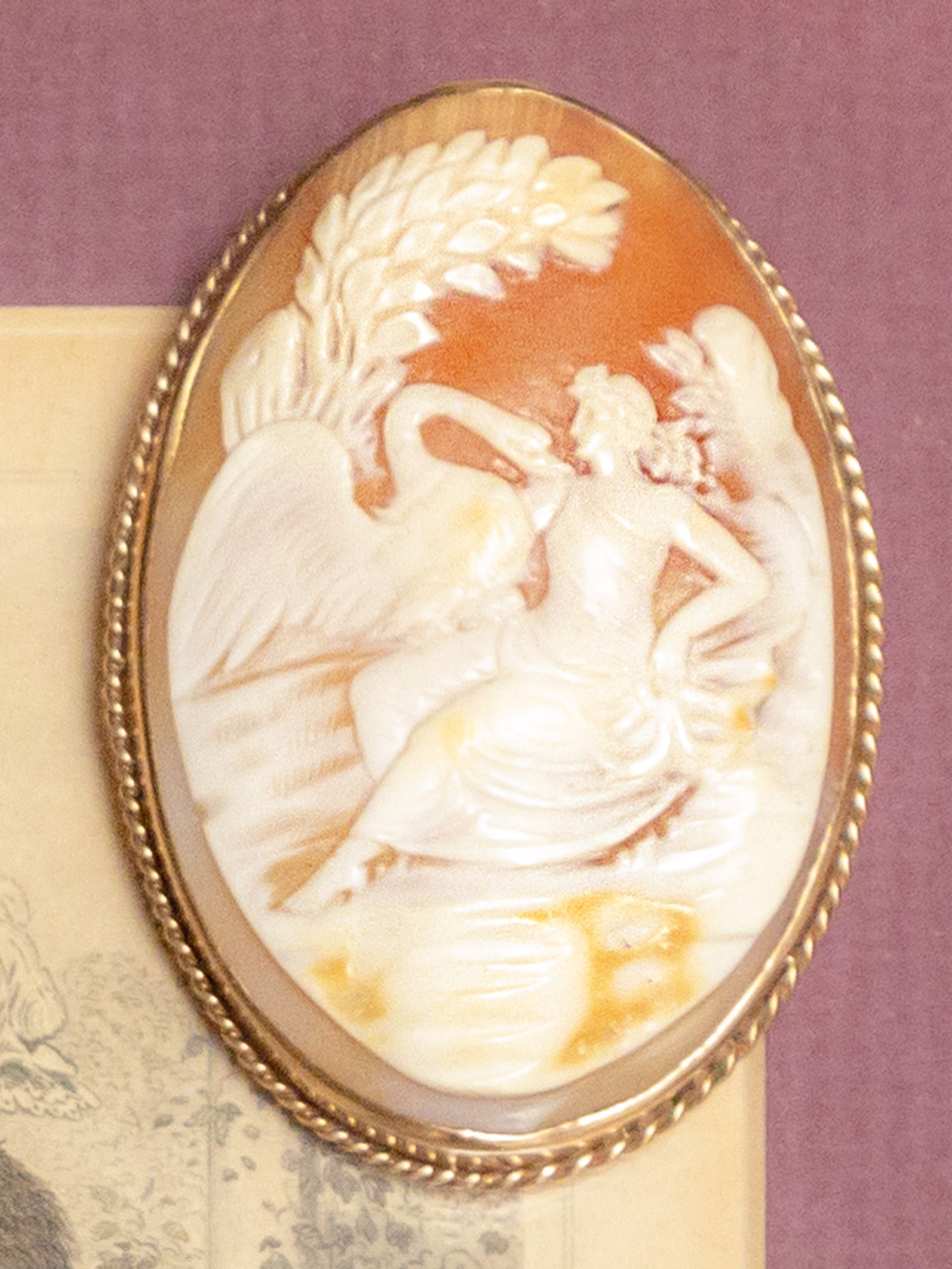 Leda and the Swan by Cameo