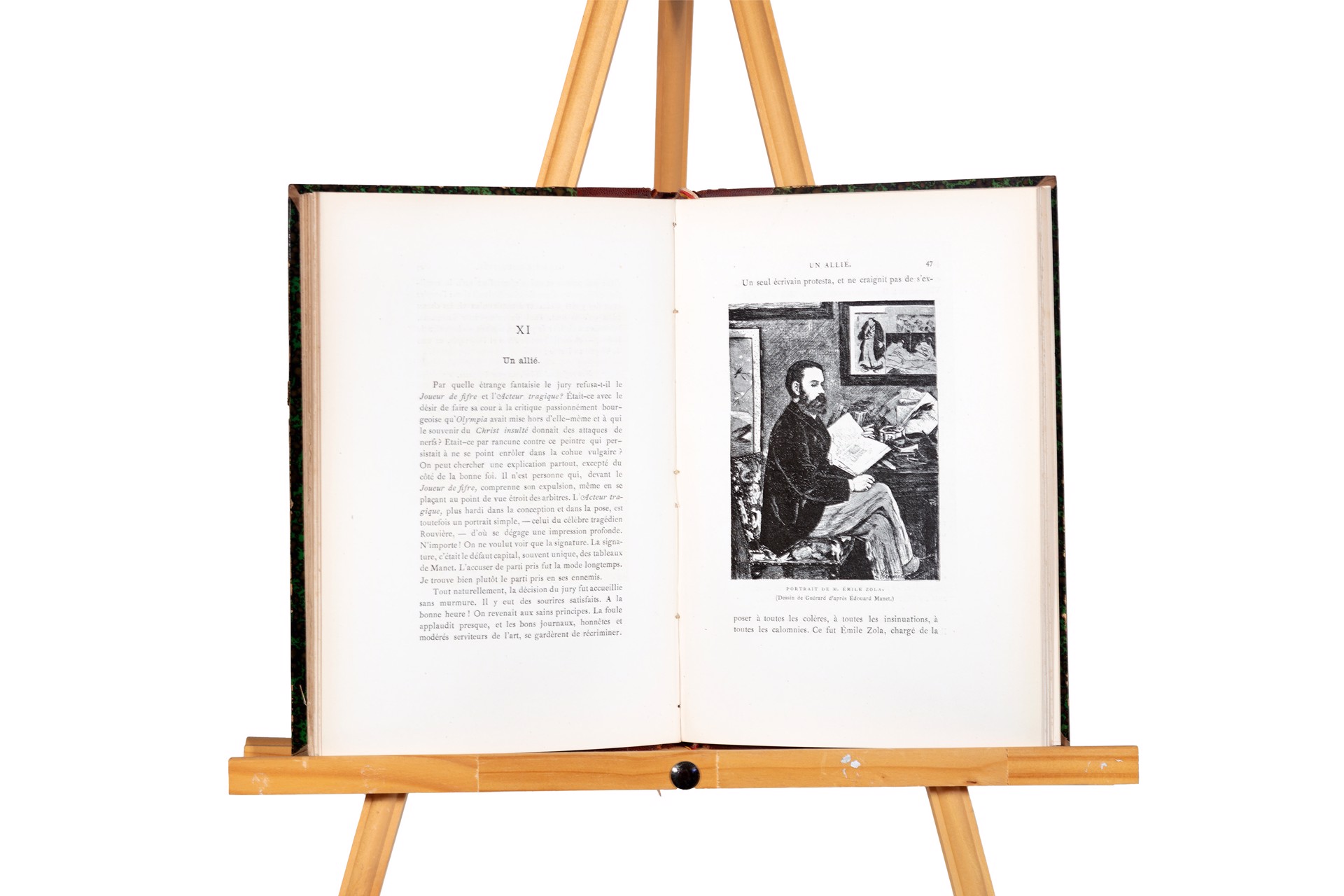 Edouard Manet, by Edmond Bazire Contains 2 original etchings by Edouard Manet (1832-1883)