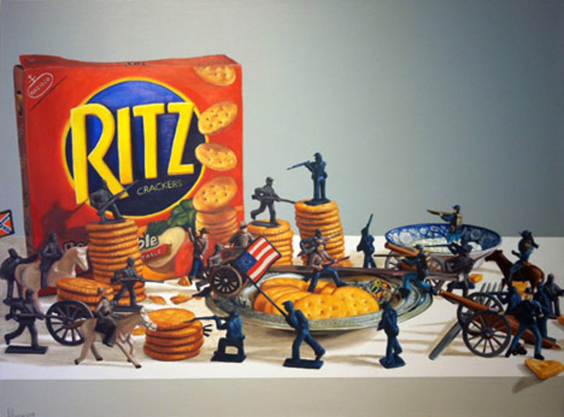 Cracker Battle by Pat Hobaugh CANYON ROAD CONTEMPORARY ART
