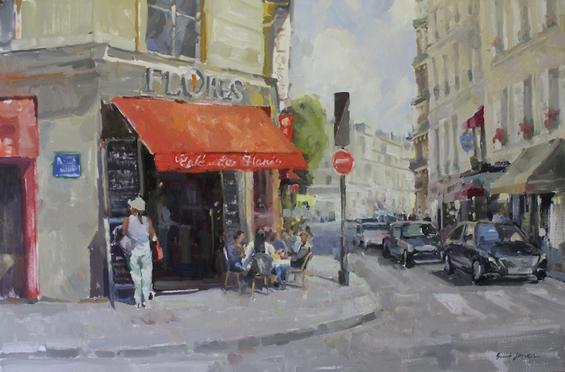 Menu Options In Paris by Brent Jensen