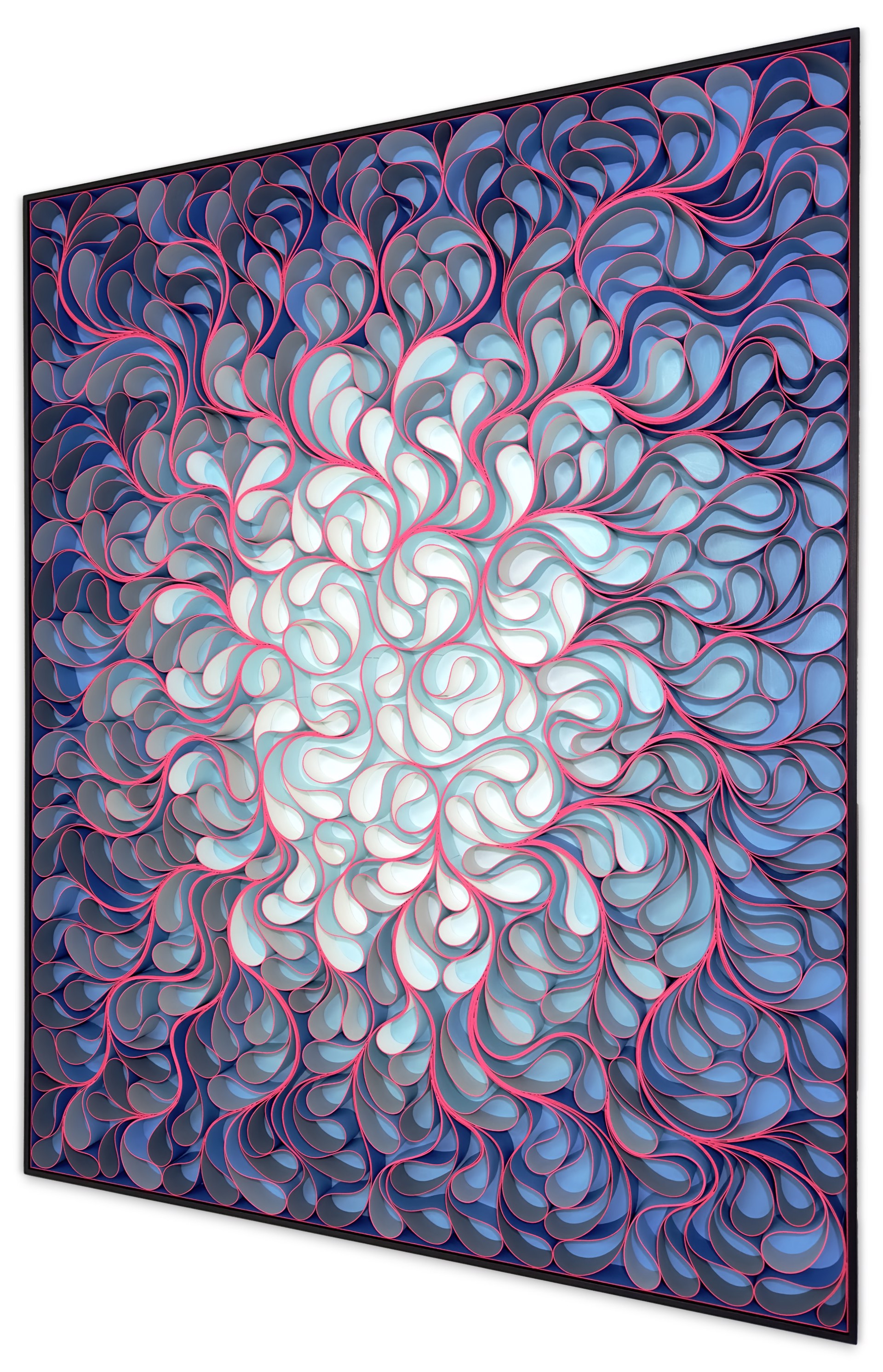Stallman Studio - Stallman Studio House of Pink, 2023 Sculpted canvas and acrylic - Sculpted canvas art