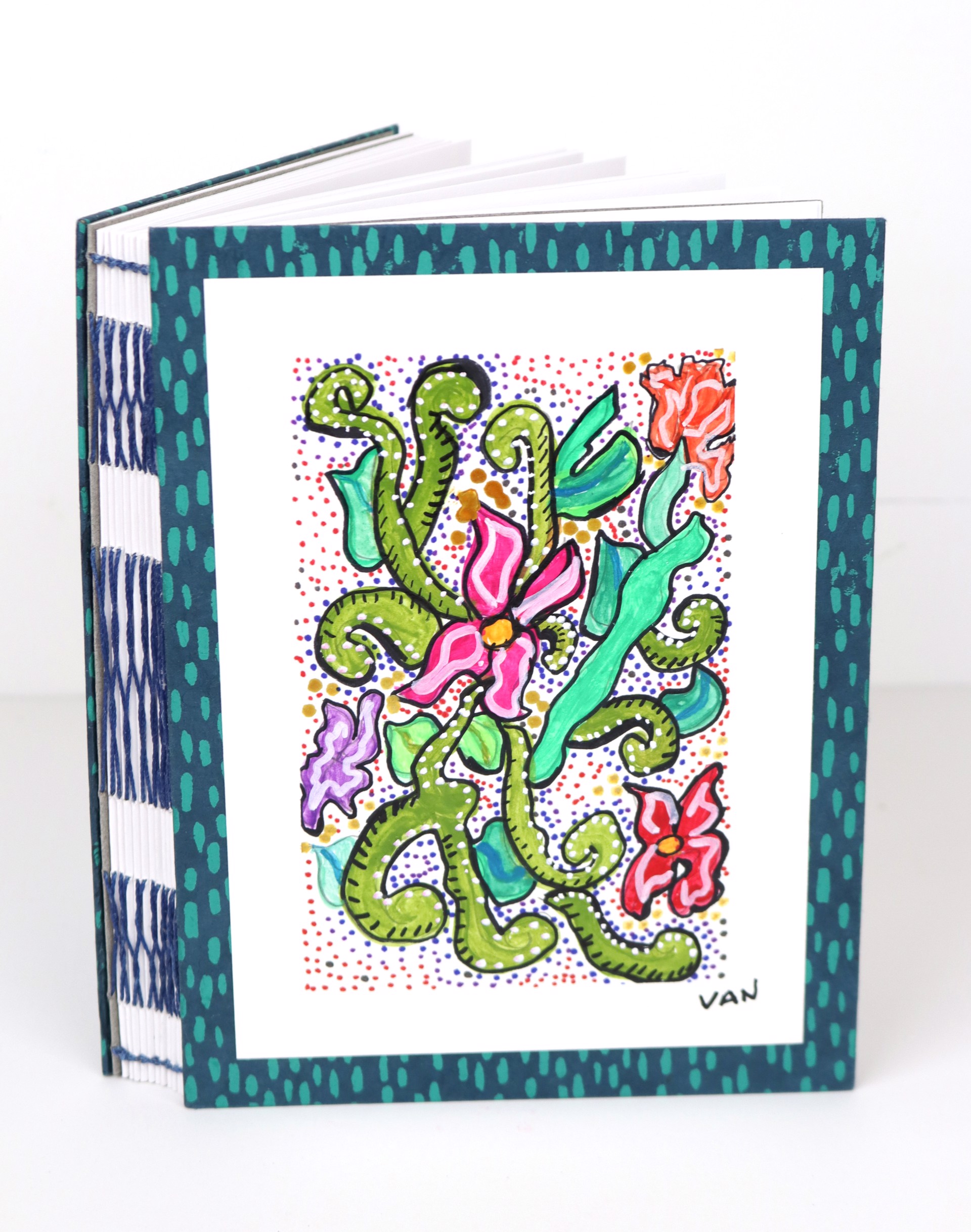 Hidden Garden Handmade Journal by Vanessa Monroe