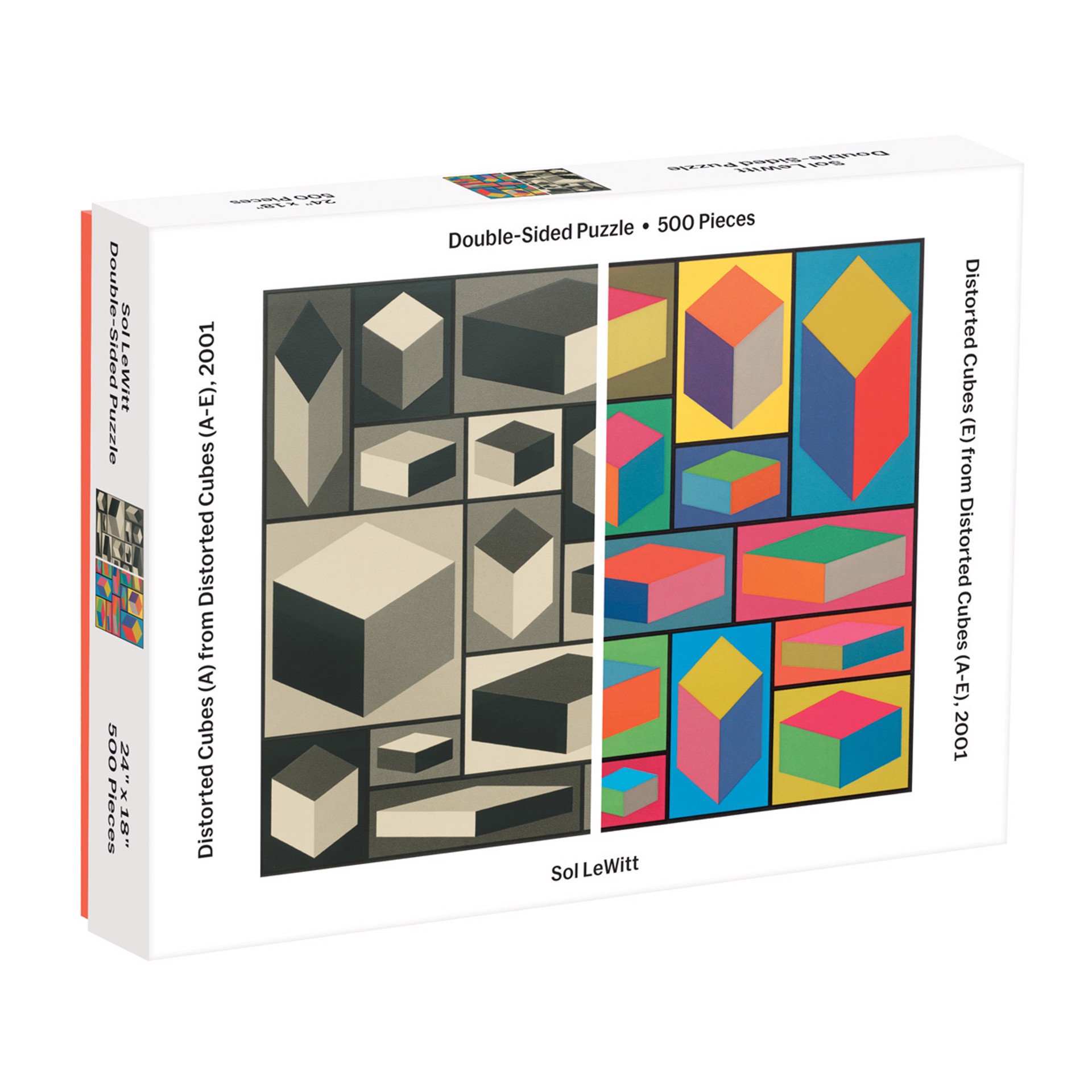 Sol Lewitt, 2 Sided 500 Piece Puzzle by Sol LeWitt