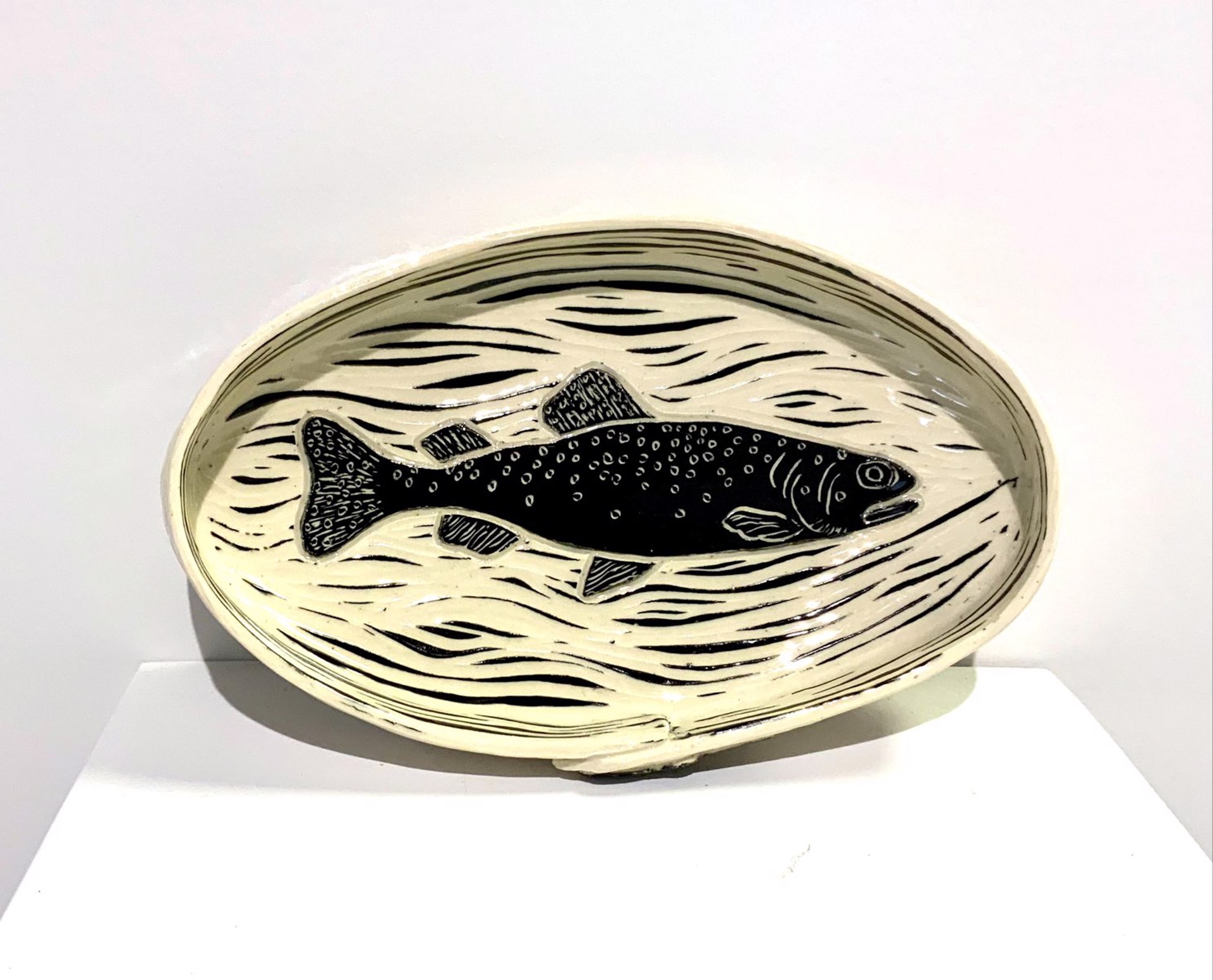 Trout Platter by Christine Henry