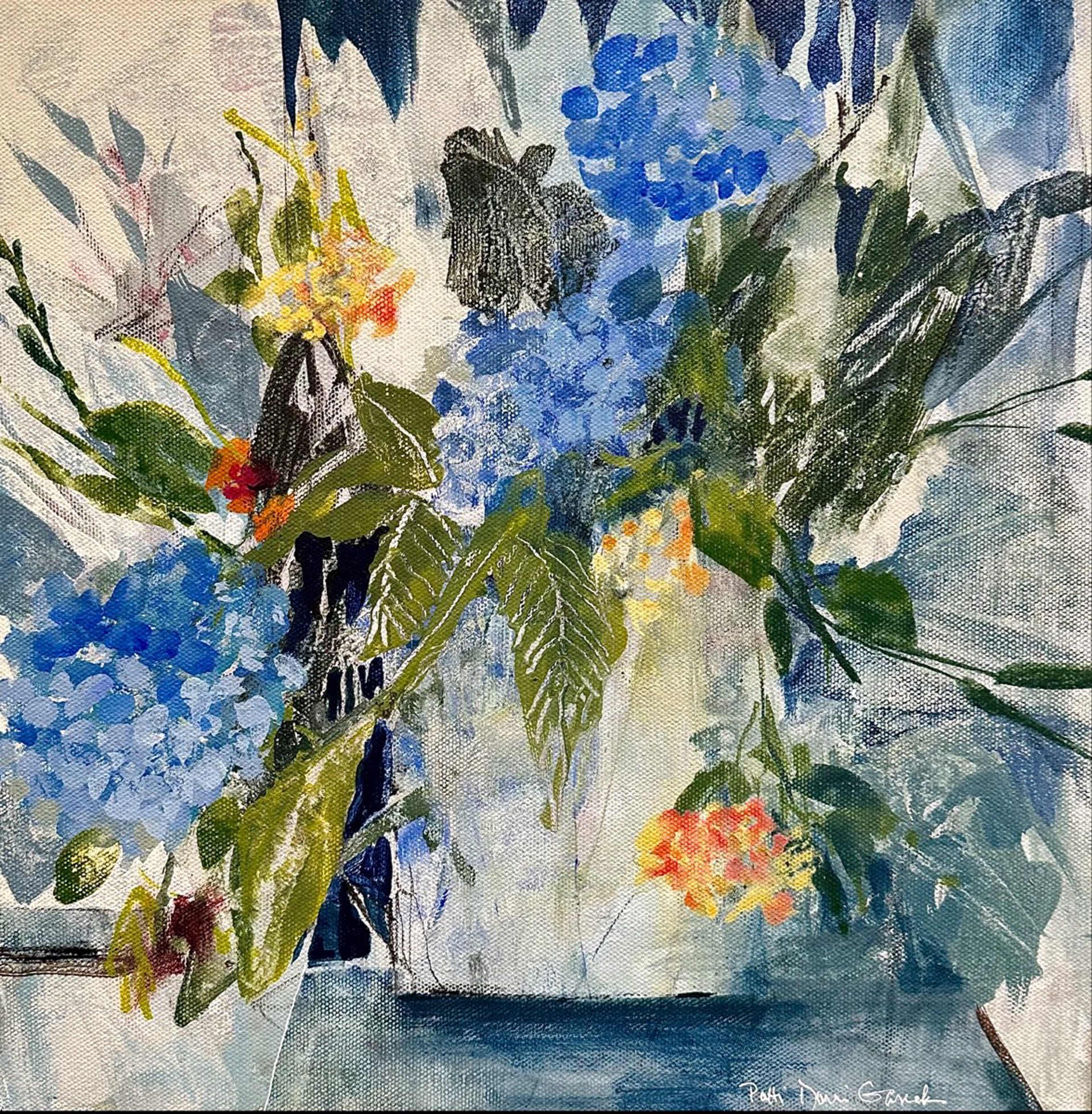 Blue Hydrangea by Patti Ganek