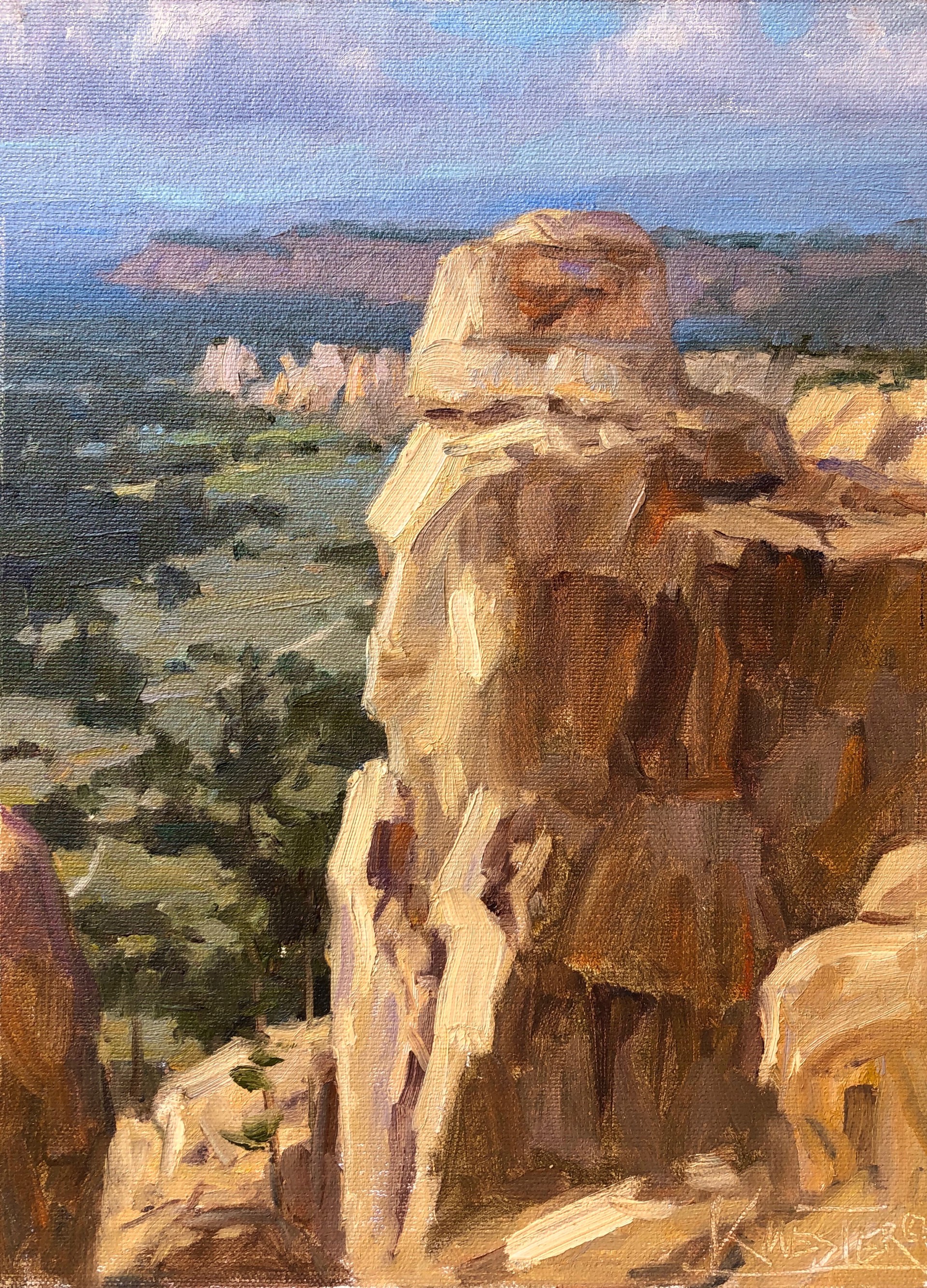 North View from Sandstone Bluffs by Robert Kuester