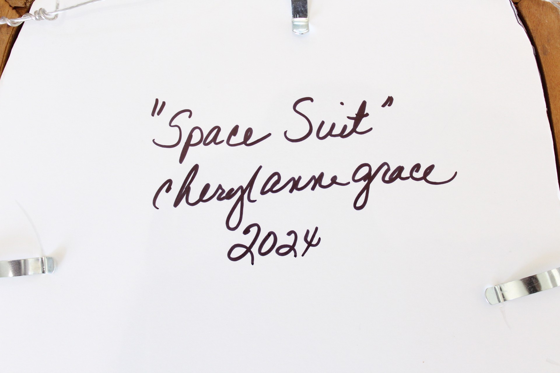 Space Suit by Cheryl Anne Grace