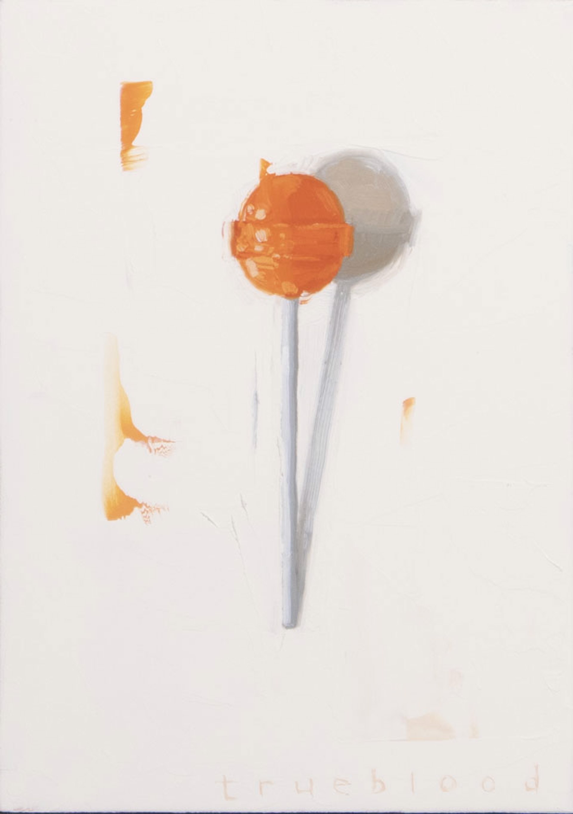 Orange Lollipop by Megan Trueblood