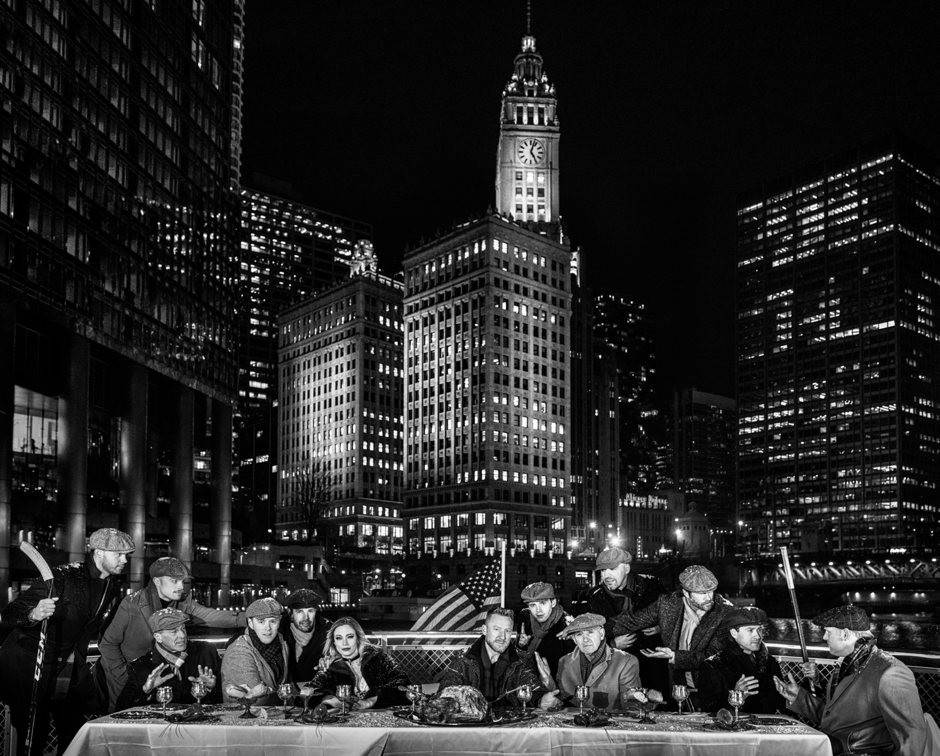 The Last Supper in Chicago by David Yarrow