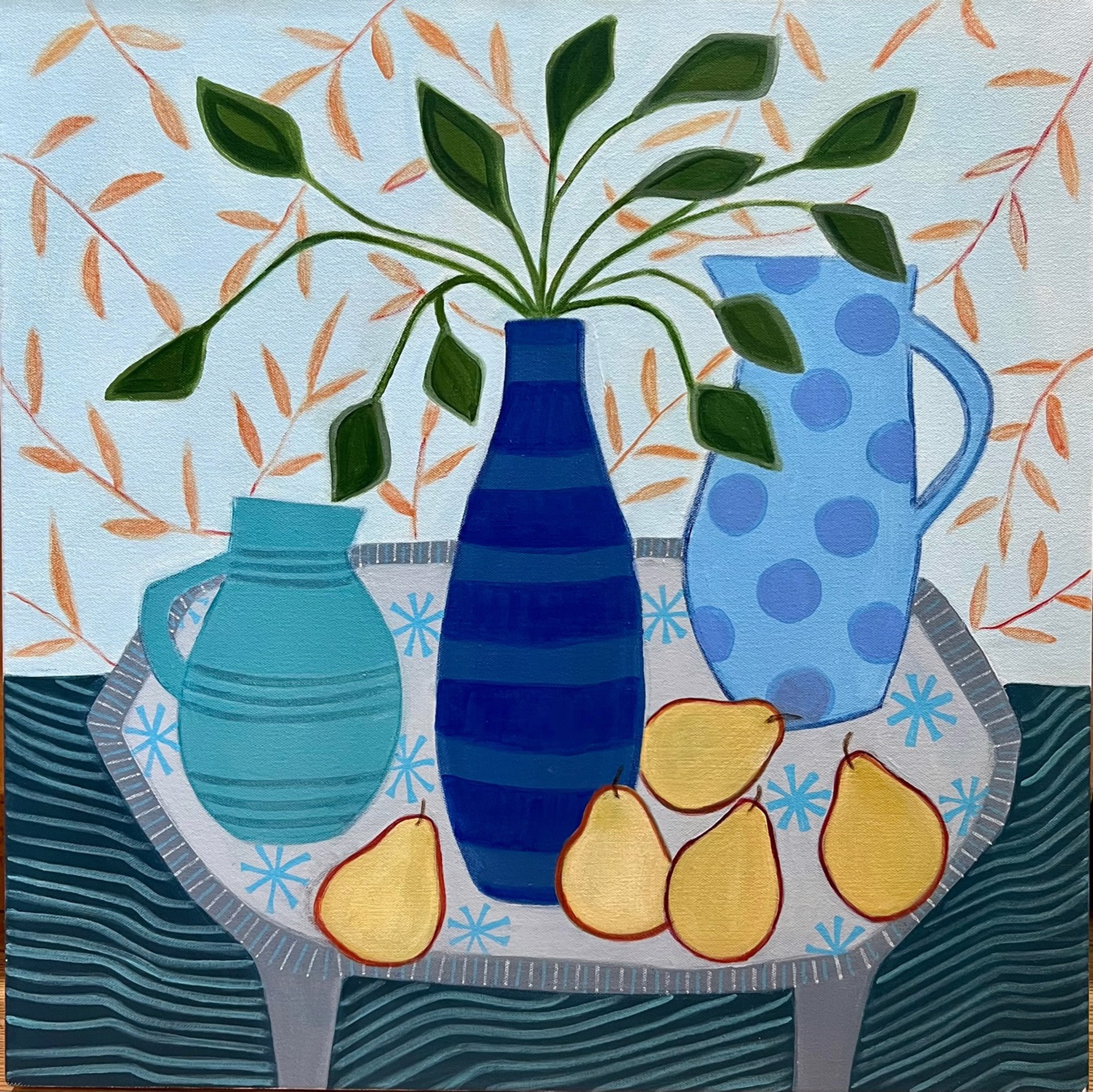 Five Golden Pears by Joyce Grasso