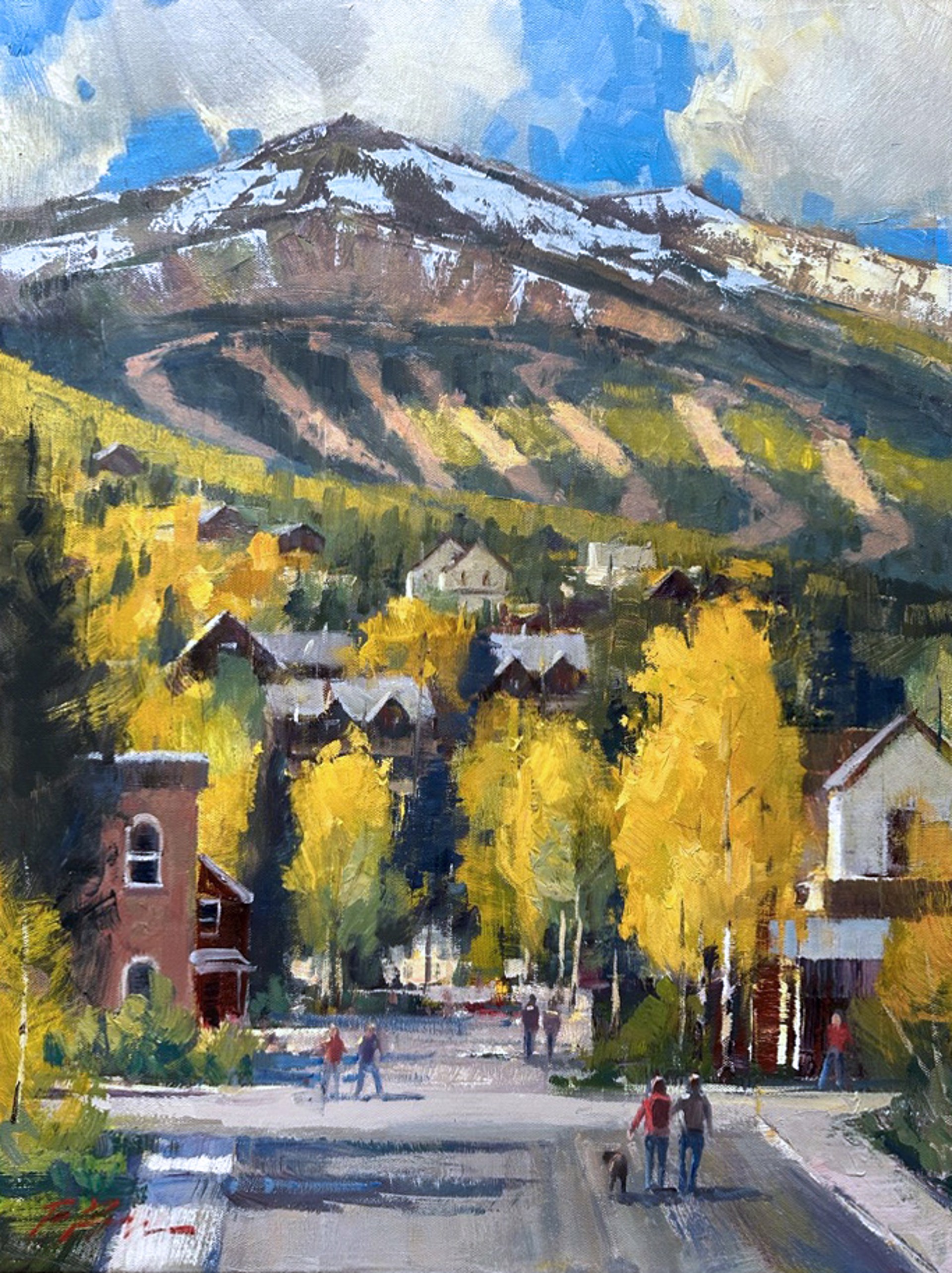 Autumn Afternoon in Breckenridge by Perry Brown