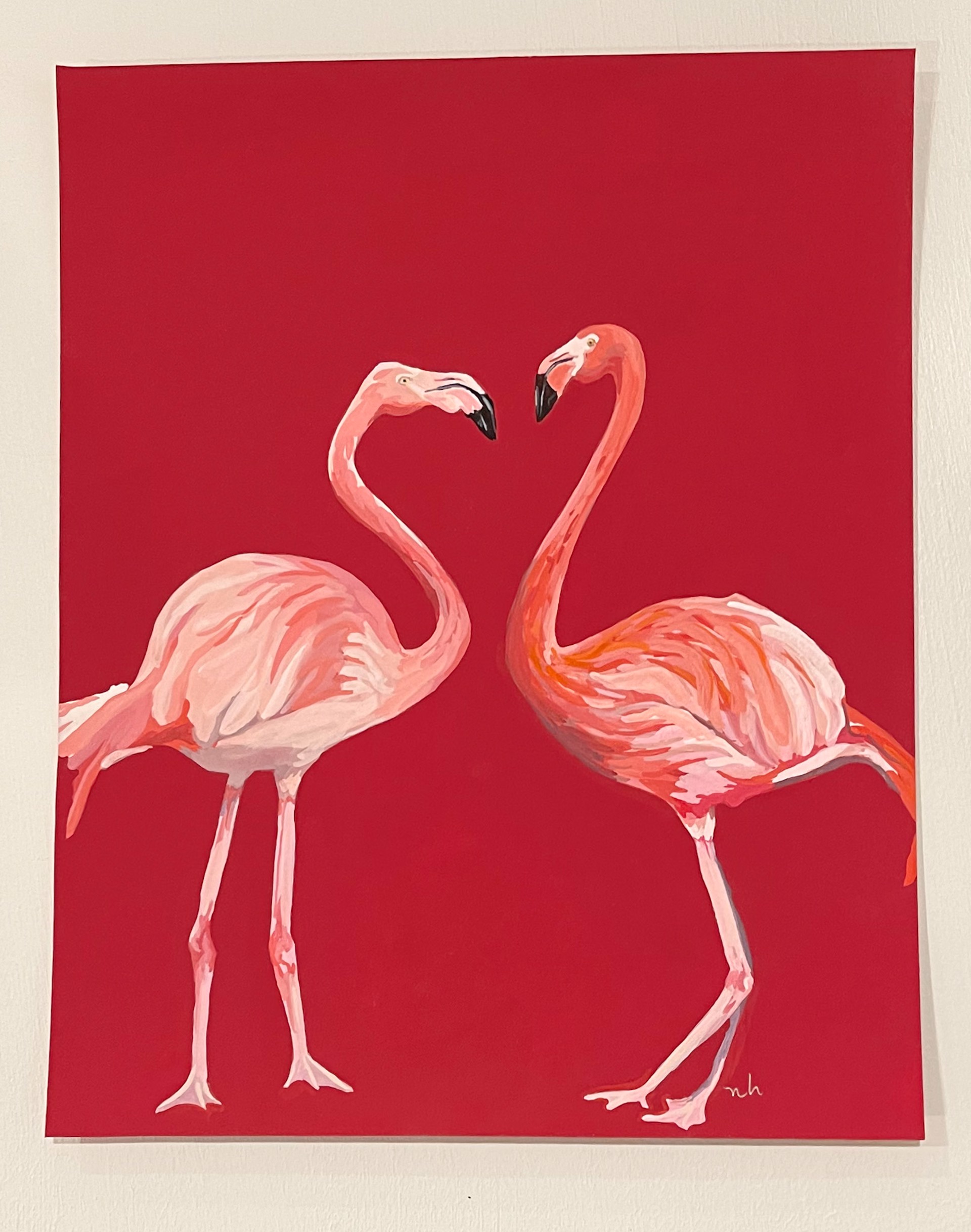 Flamingos by Noelle Holler