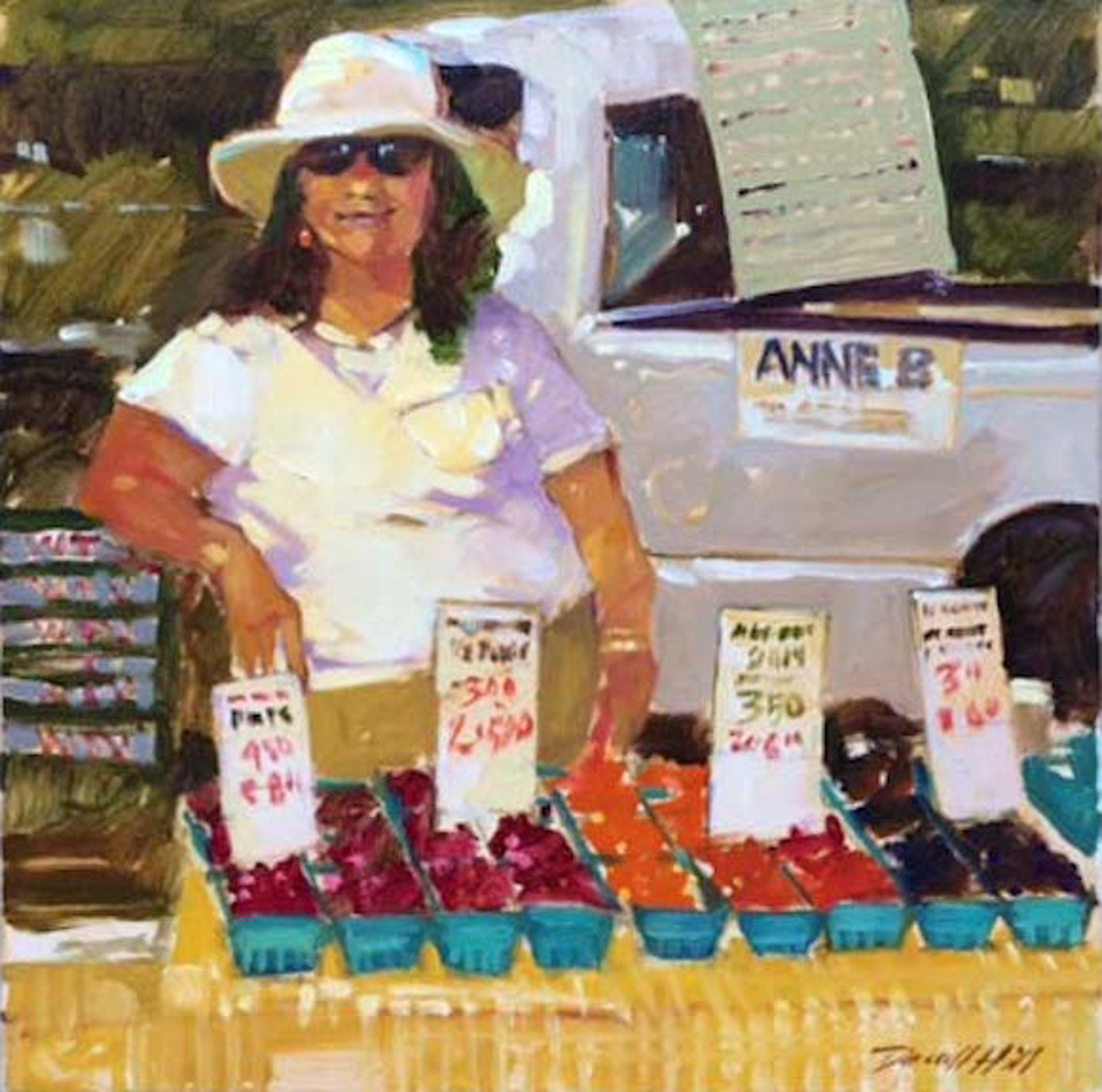 Berries For Sale by Darrell Hill