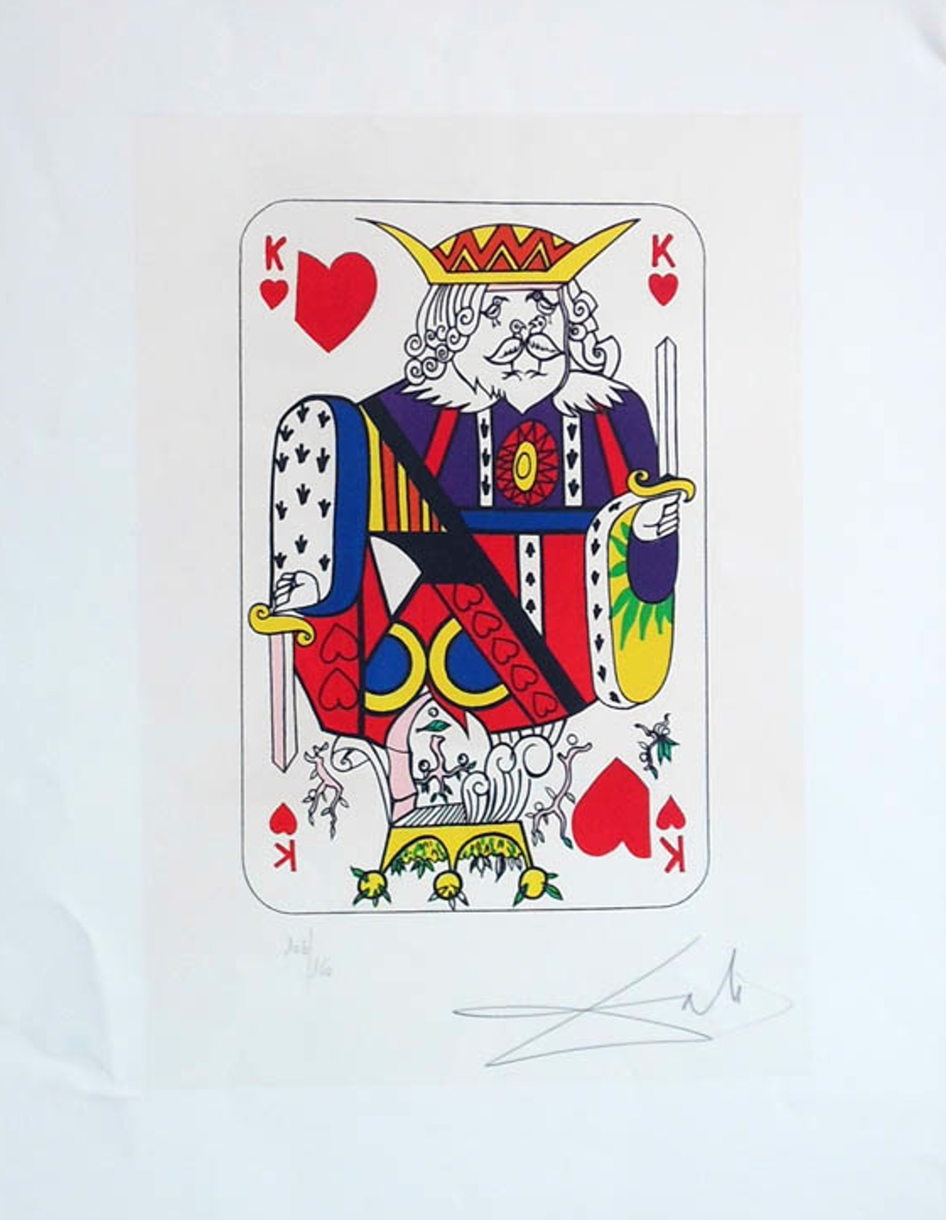 King of Hearts by Salvador Dali