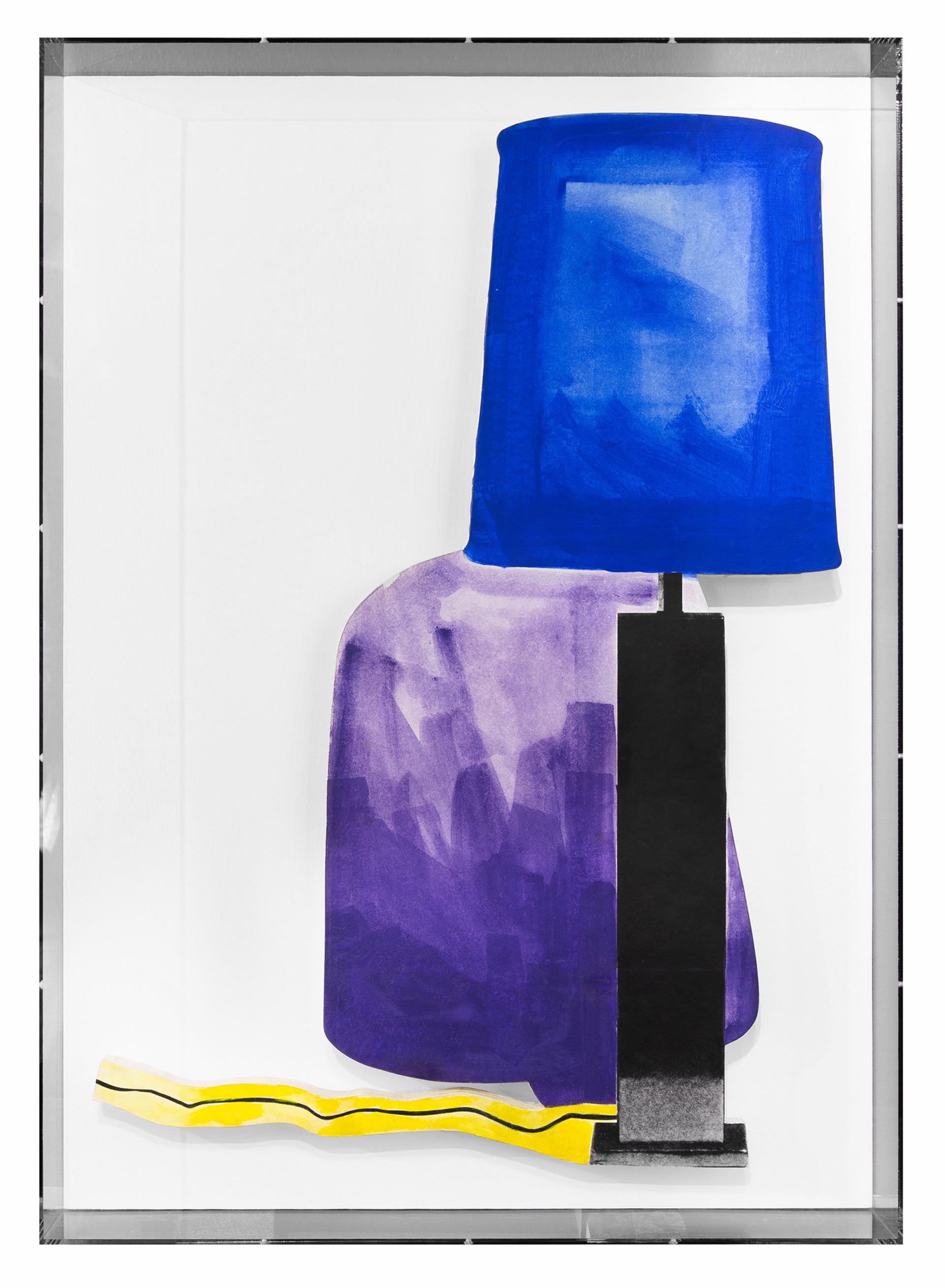 Table Lamp and It's Shadows (A1-A6) by John Baldessari