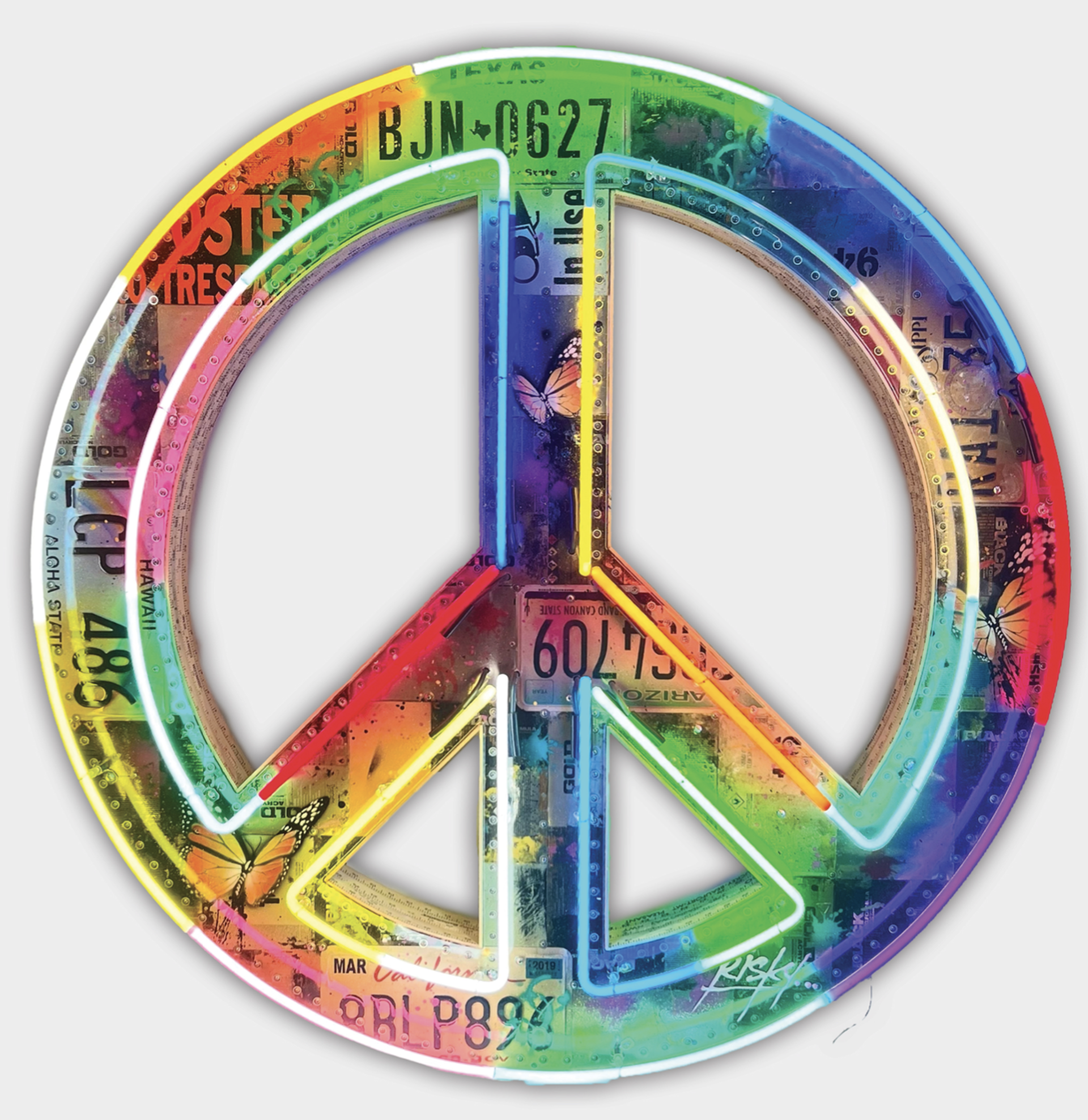 Peaceful Risky Neon by Risk