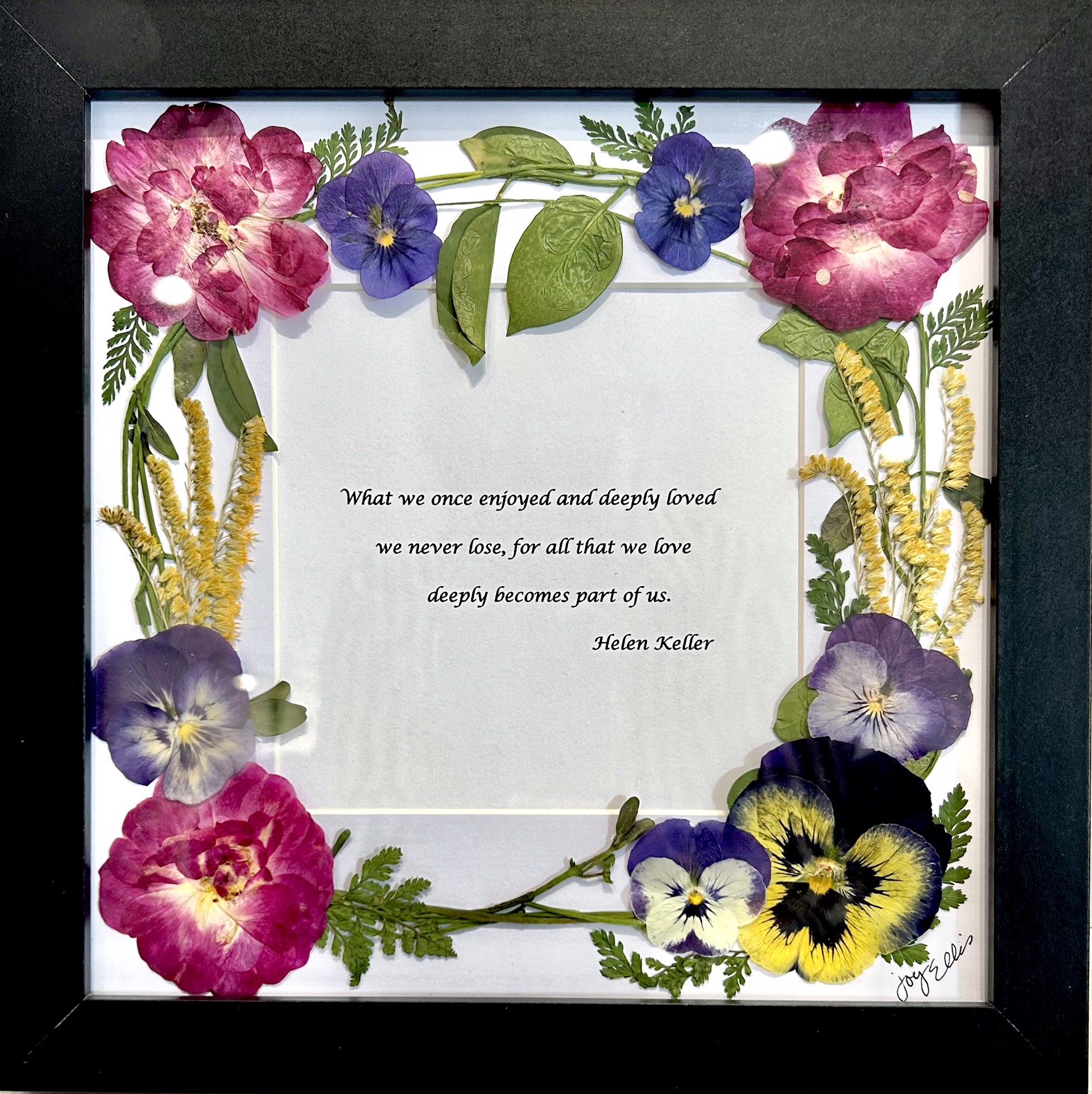 Floral Frame #8 by Joy Ellis