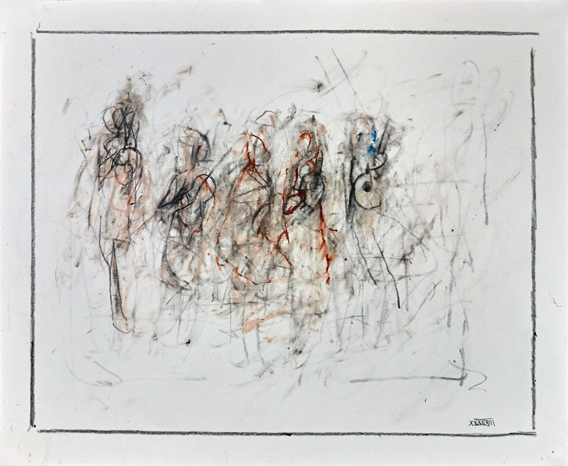 Drawings from Mt Gretna: XLVIII (Musicians) by Thaddeus Radell