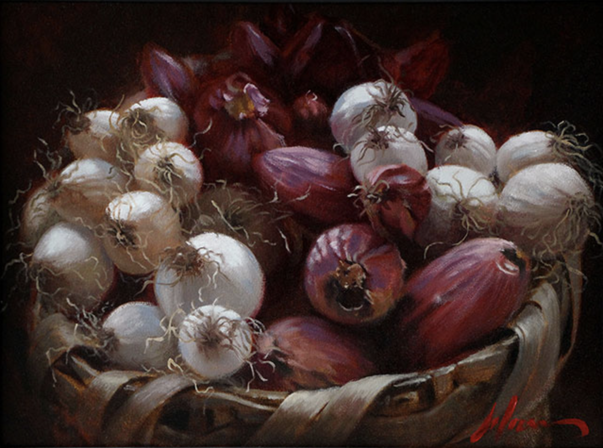 Onion Basket by Michael Lynn Adams