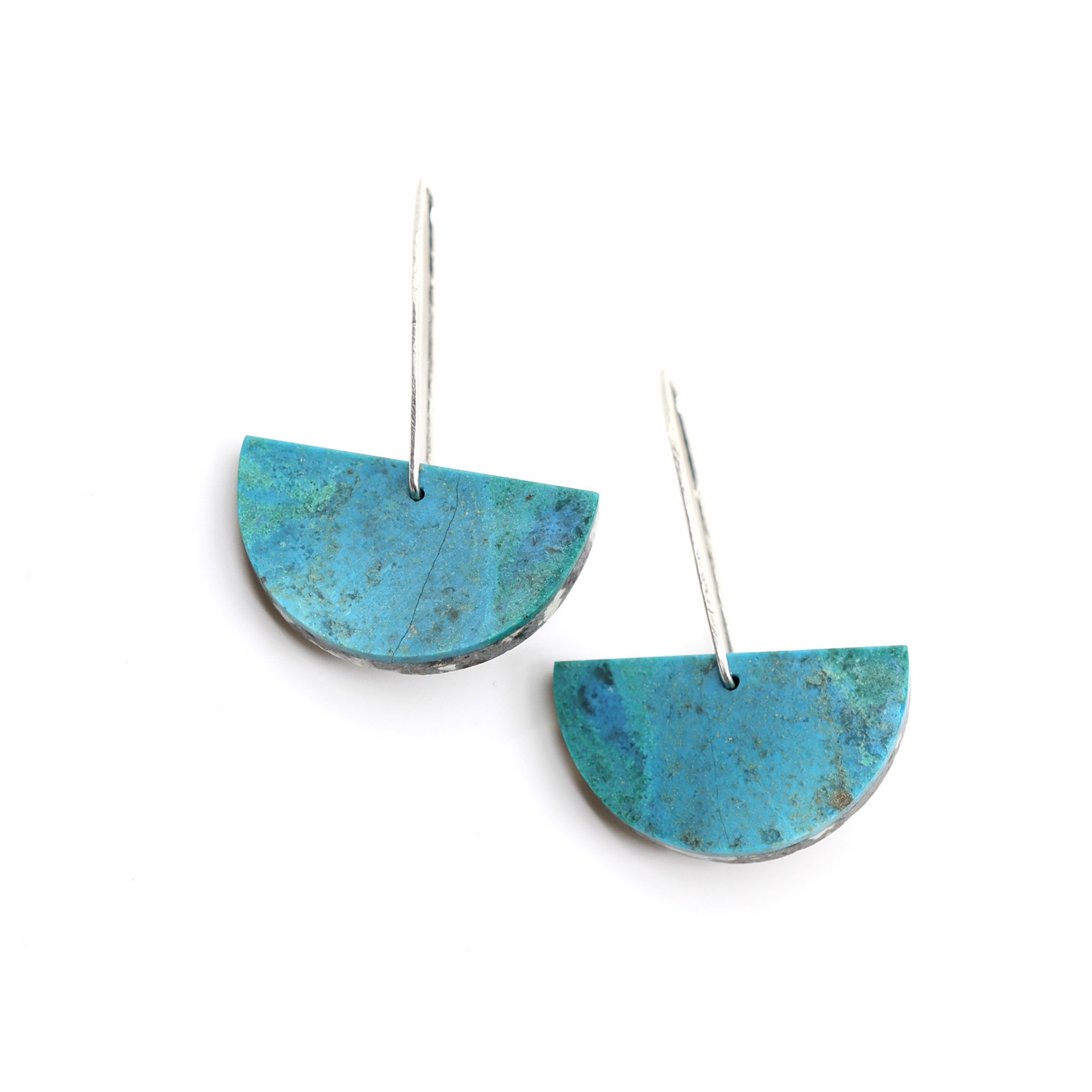 Two Stone Earrings by Alison Jean Cole