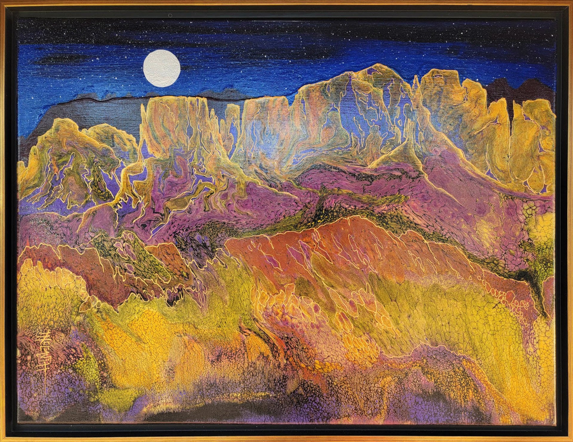 Desert Moonrise by Kate McCavitt