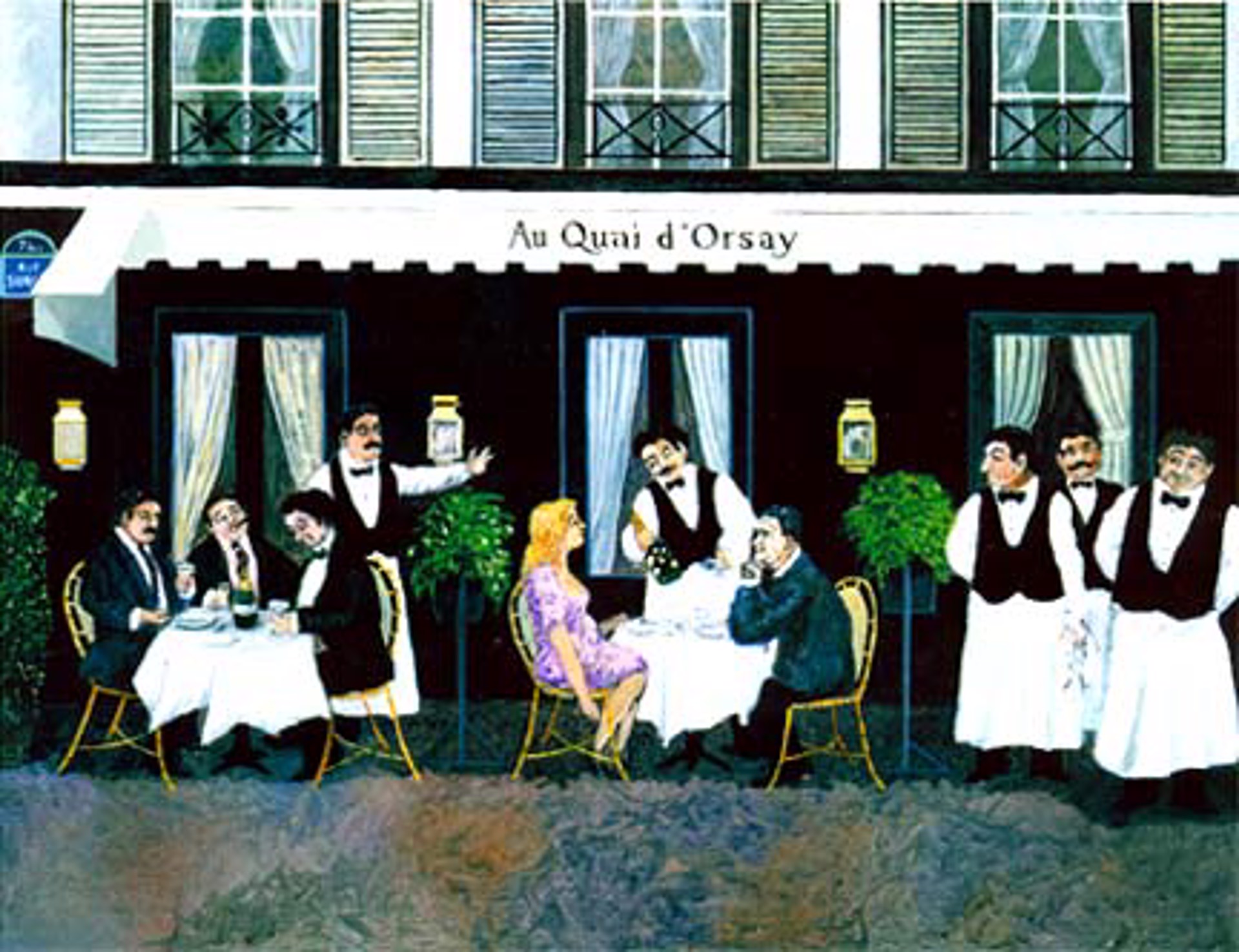 Au Quai D' Orsay  by Guy Buffet