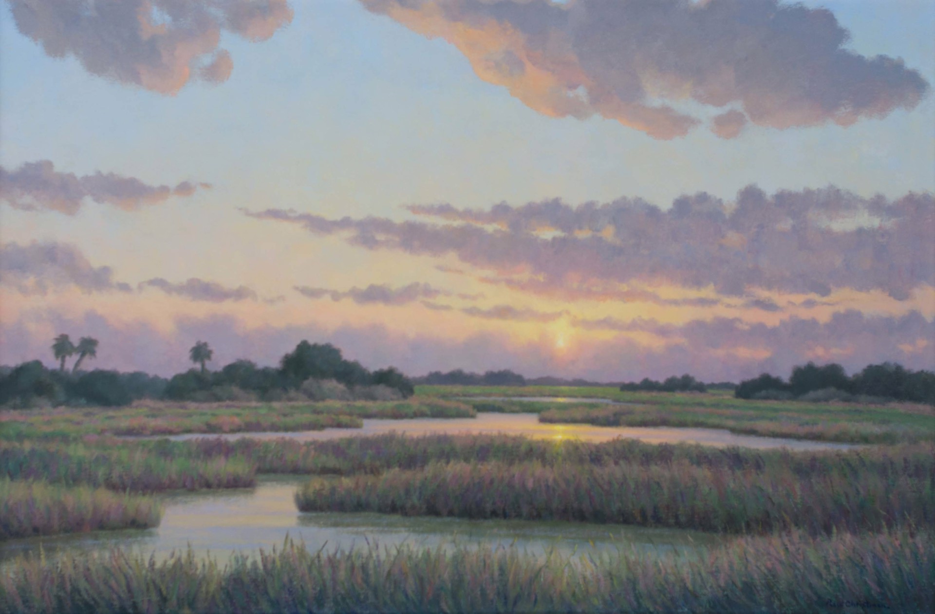 View over the Marsh by Reid Christman