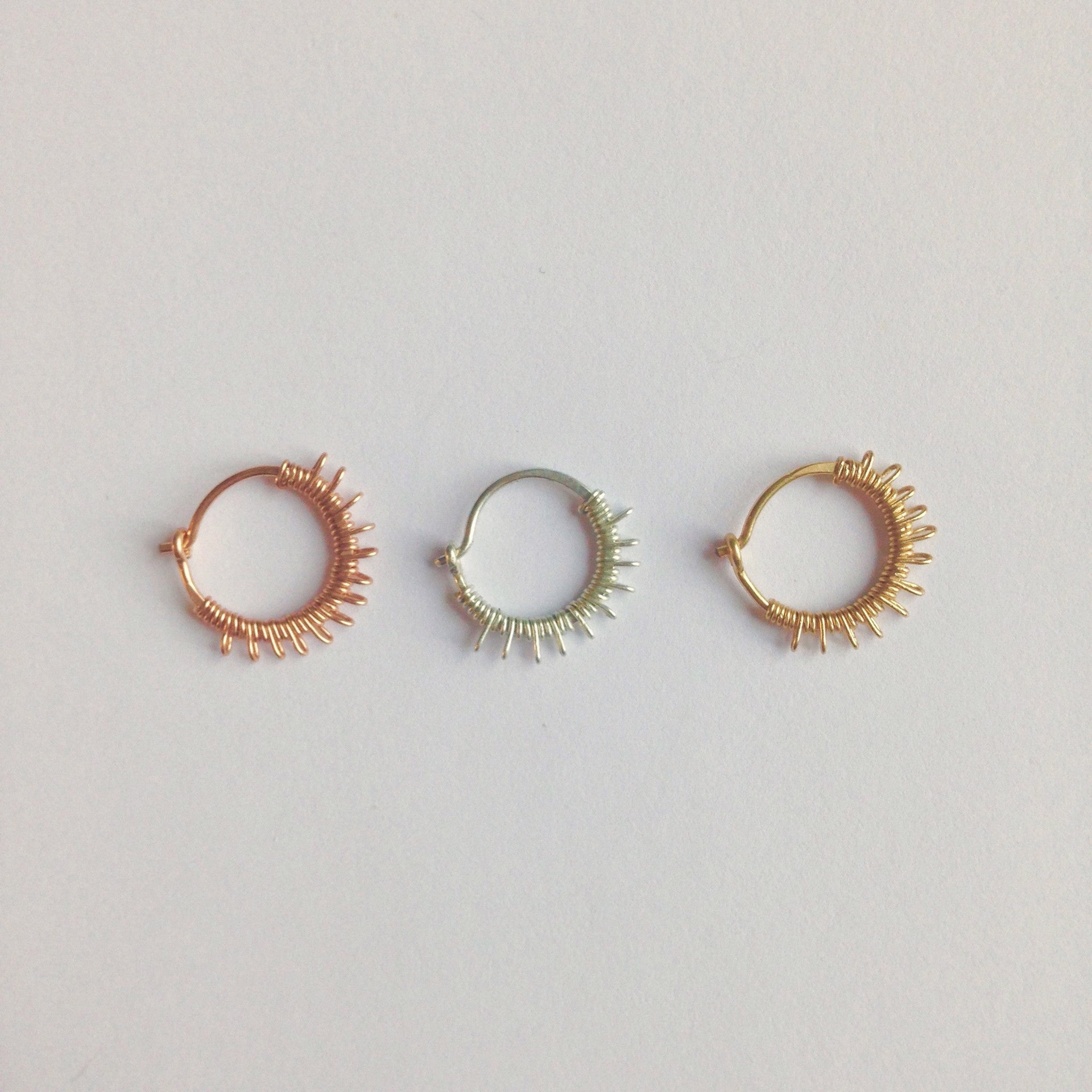 Lalita Nose Ring - Rose gold filled by Clementine & Co. Jewelry