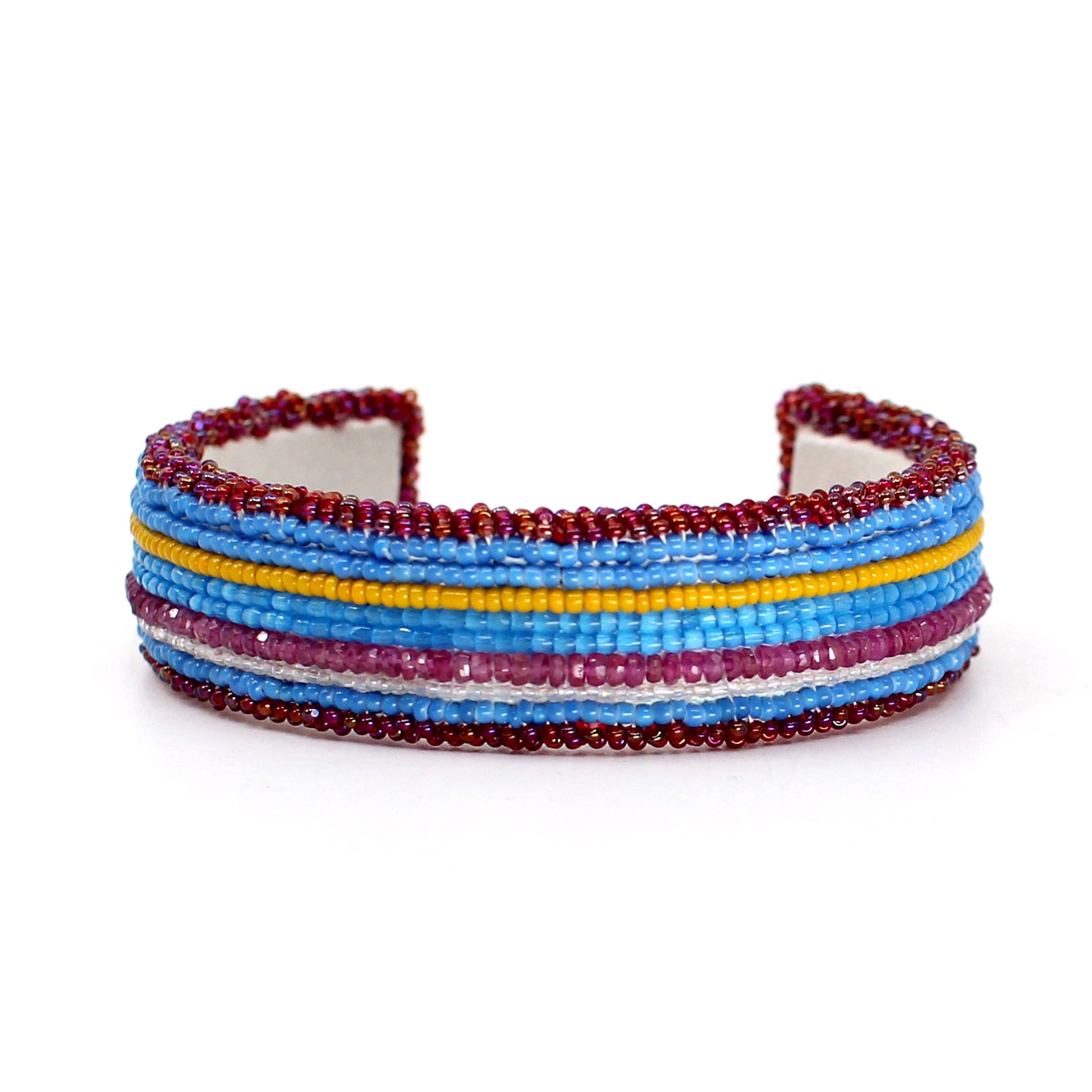 Beaded Ruby Bracelet by Hollis Chitto