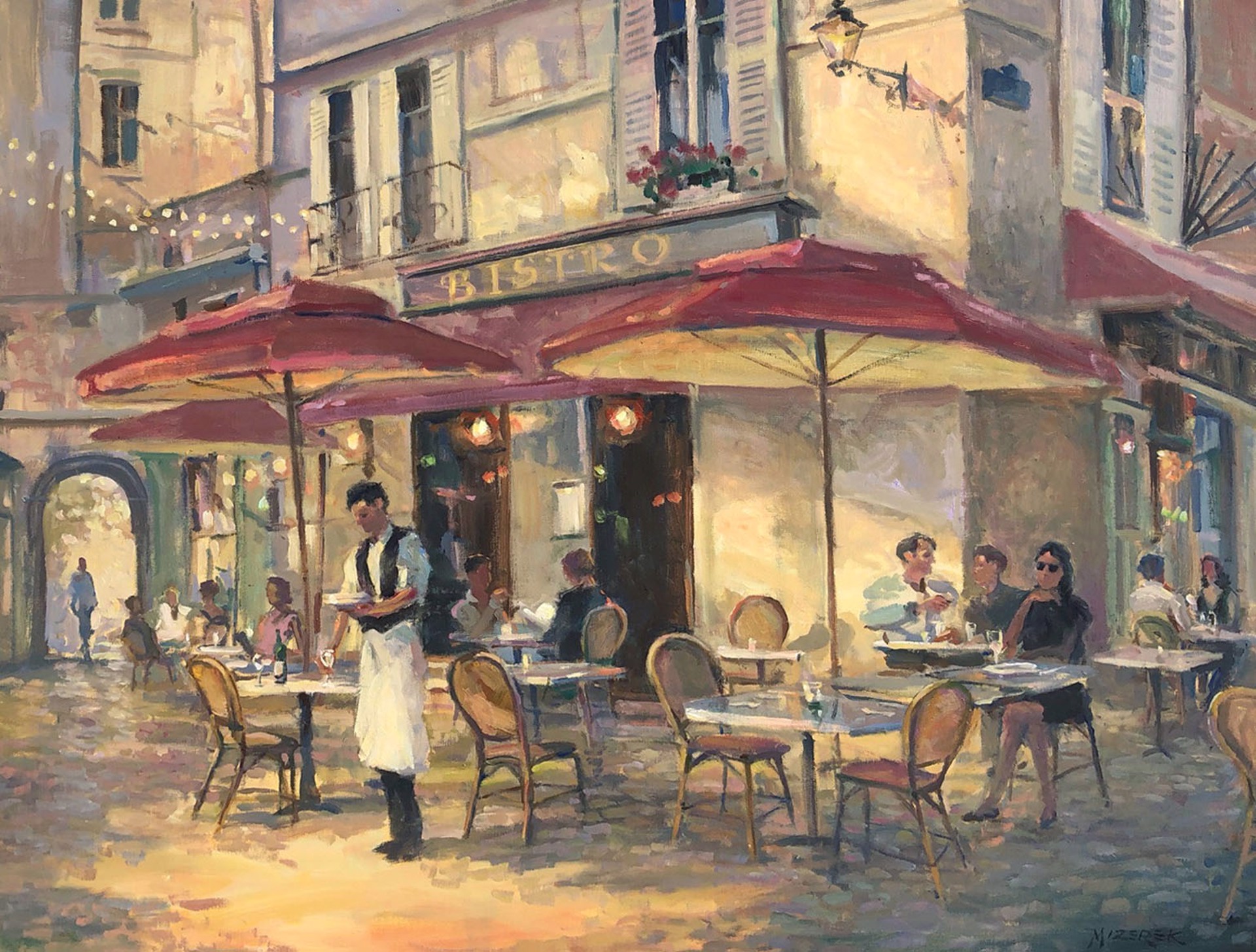 "Bistro In Paris" by Leonard Mizerek