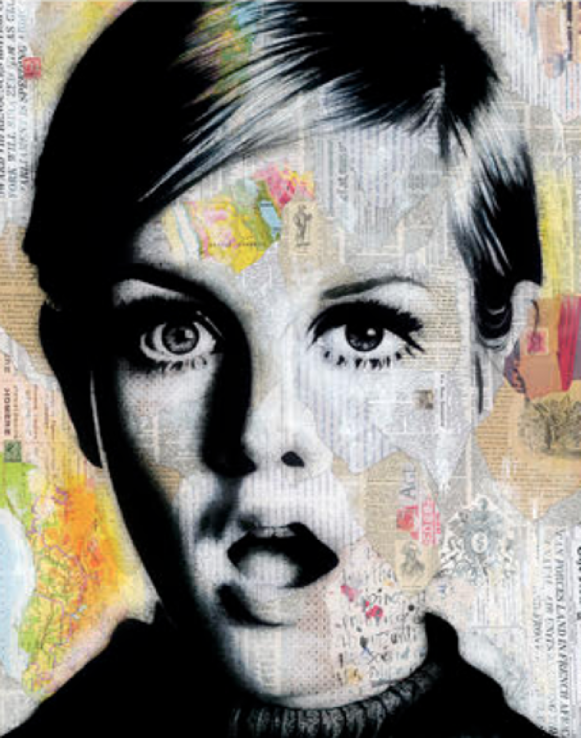 Twiggy by Andre Monet