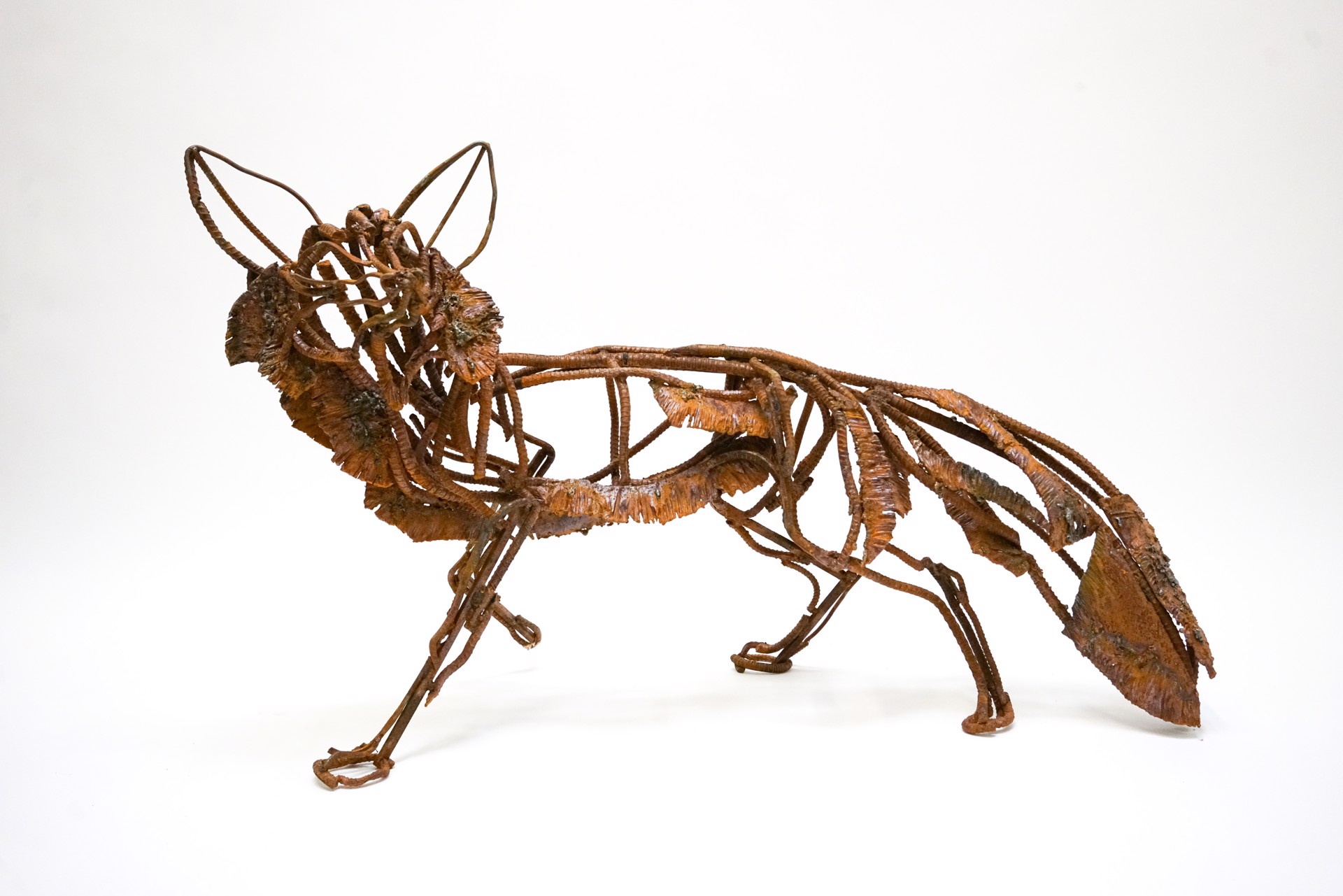 Furry Fox Turning by Wendy Klemperer