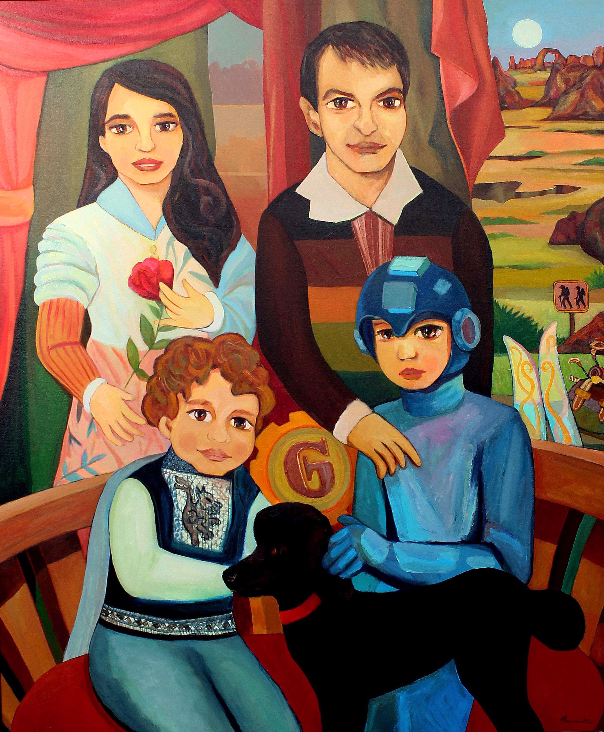Family Portrait (Commissioned Work) by William Hernandez