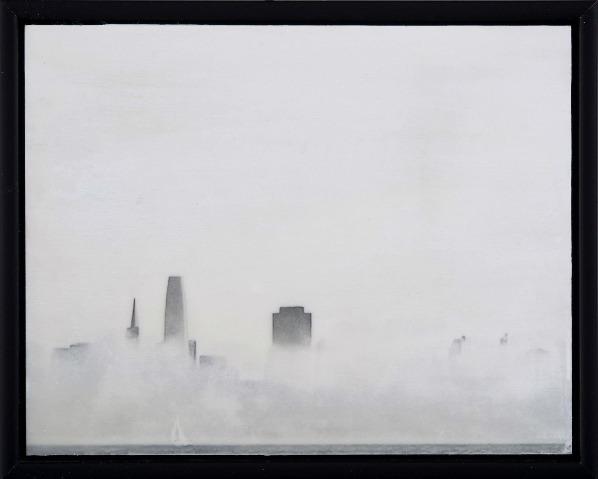 San Francisco Skyline in Fog #0122-02 by Suzie Buchholz