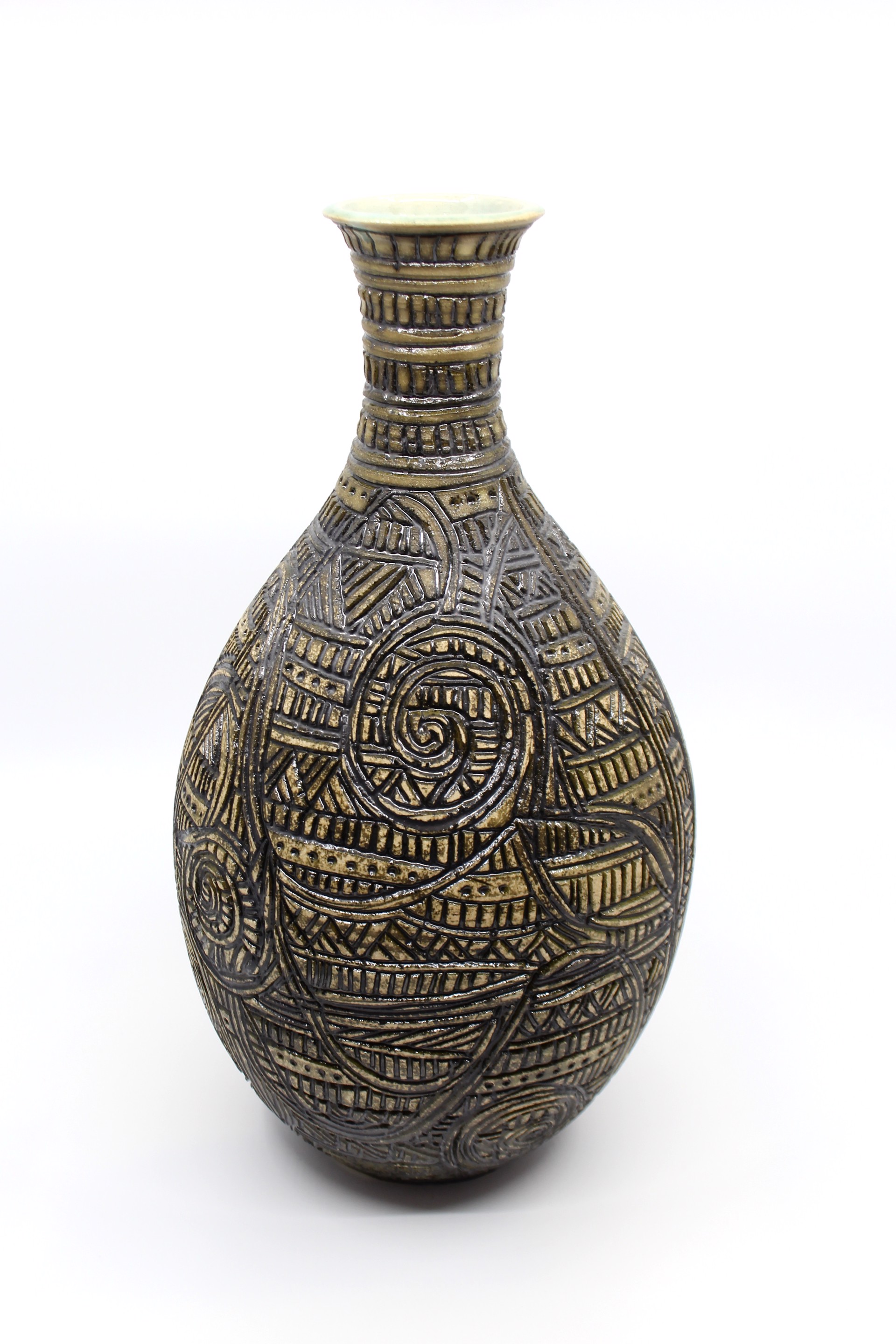Sage Vase III by Heather Bradley