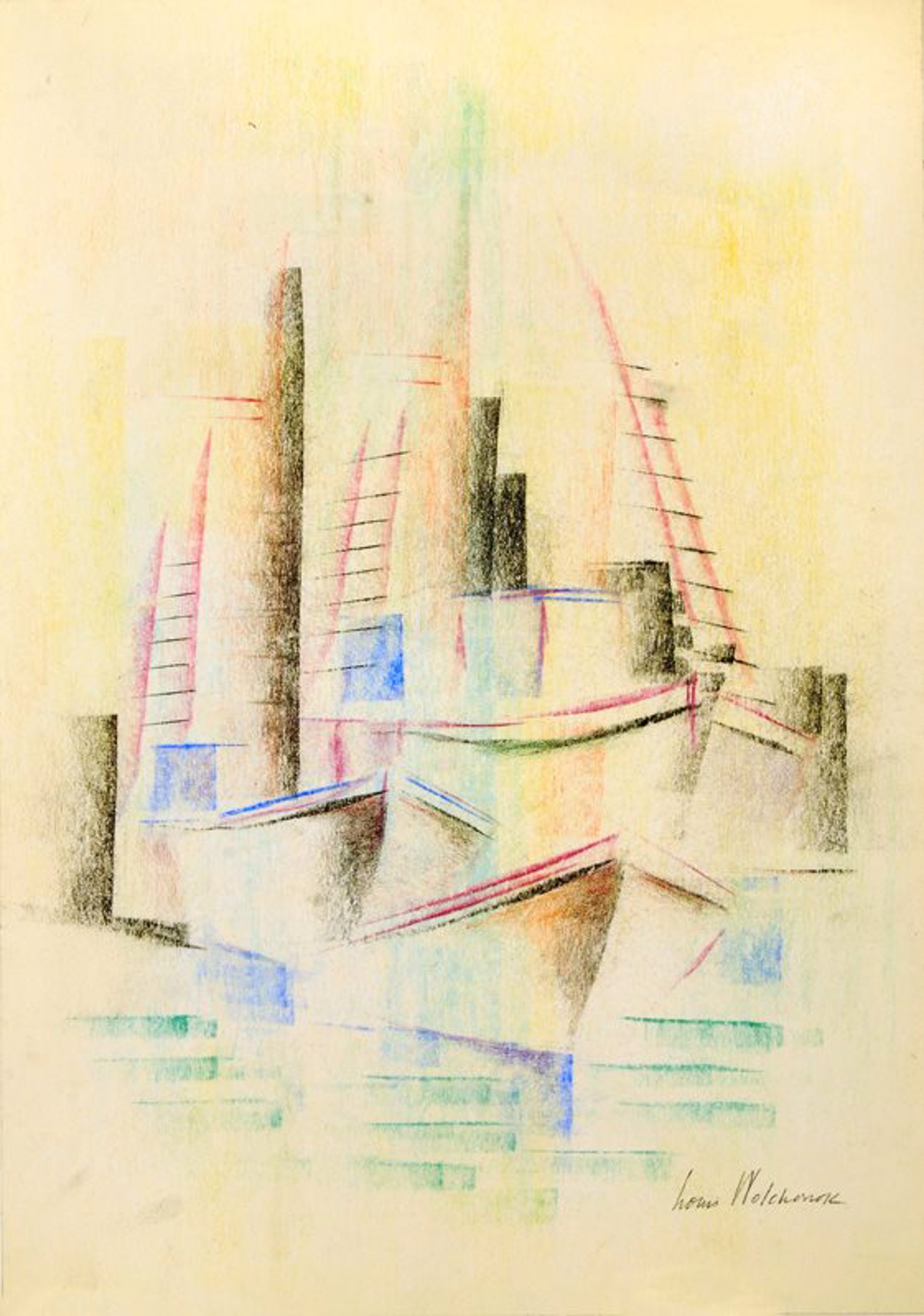 Boat Bows, est. 1940 by Louis Wolchonok
