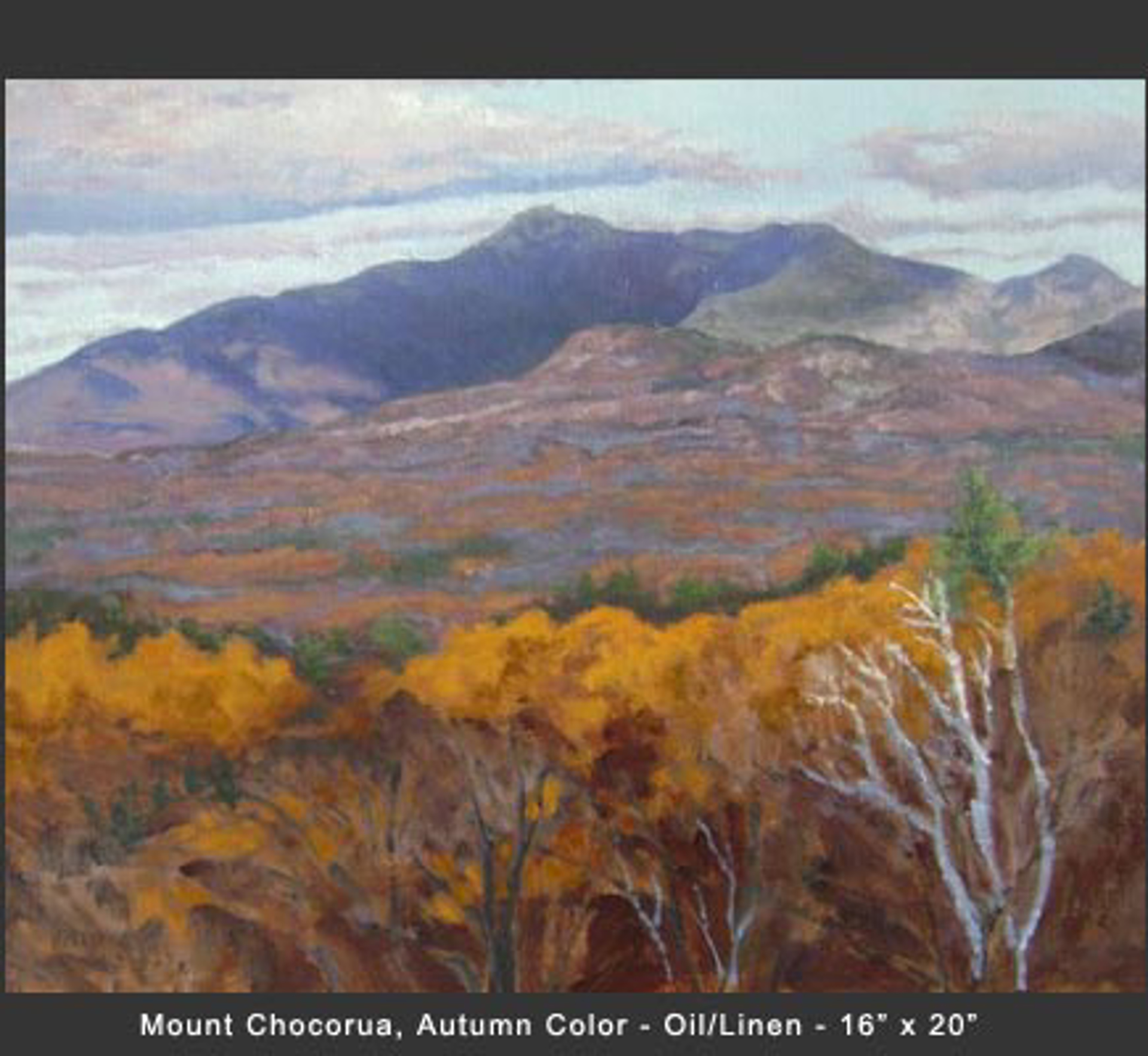 Mount Chocorua Autumn by Laureen Hylka