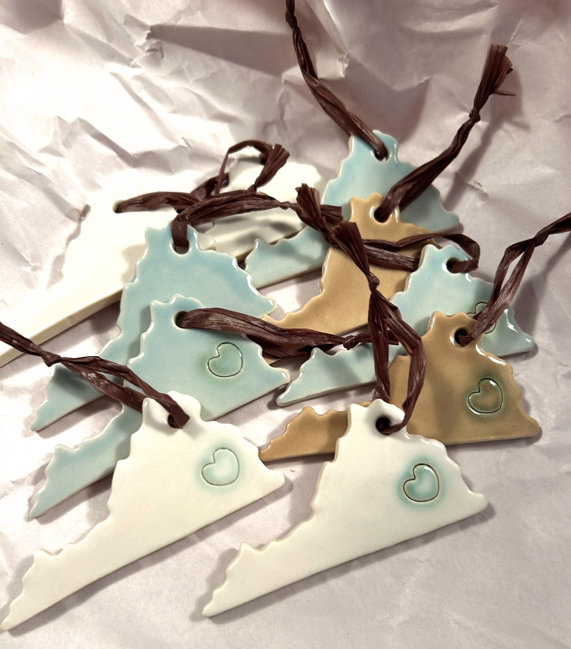 Ornament | Virginia | Green by Scarlettwares