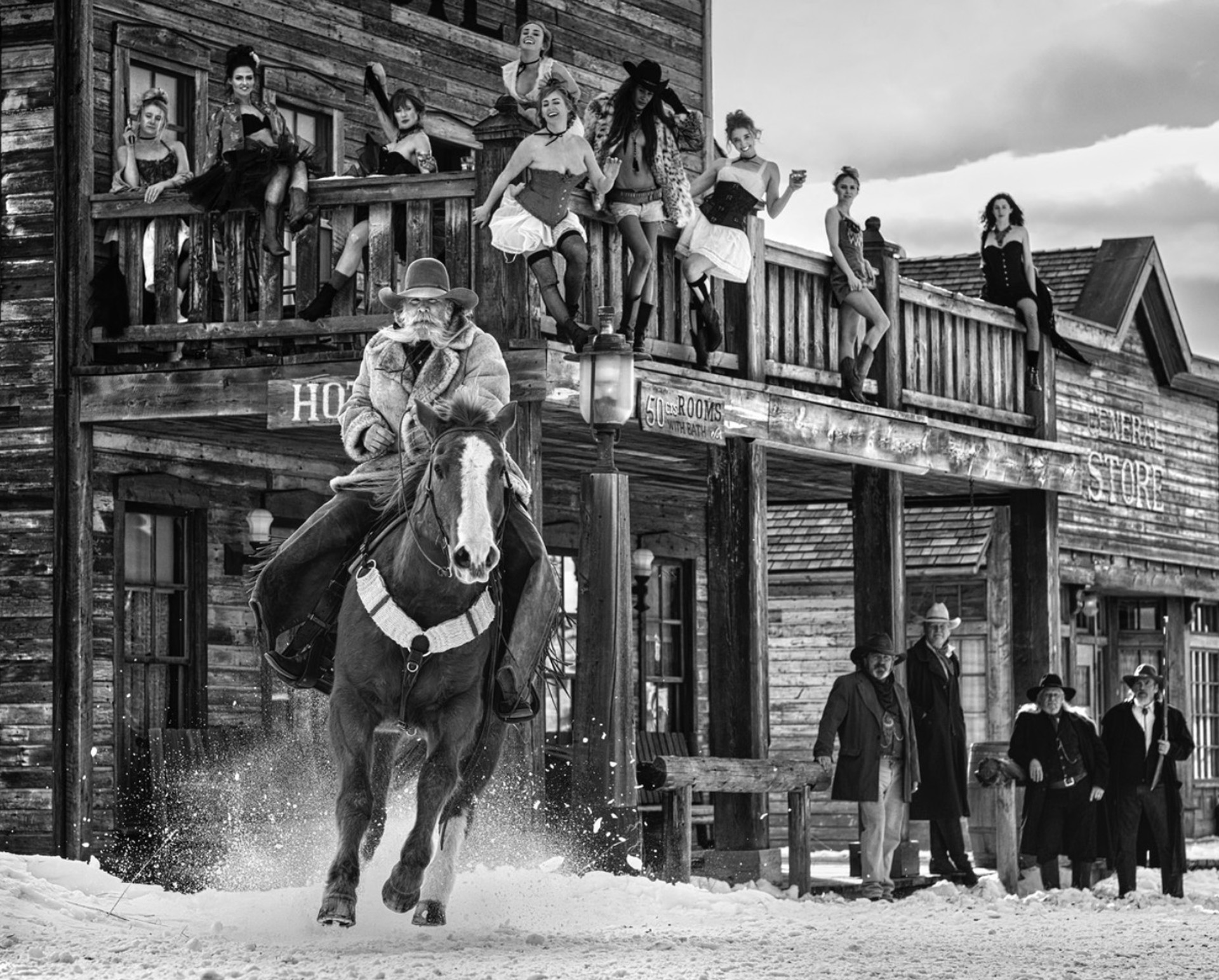 Mamas Don't Let Your Children Grow Up To Become Cowboys by David Yarrow