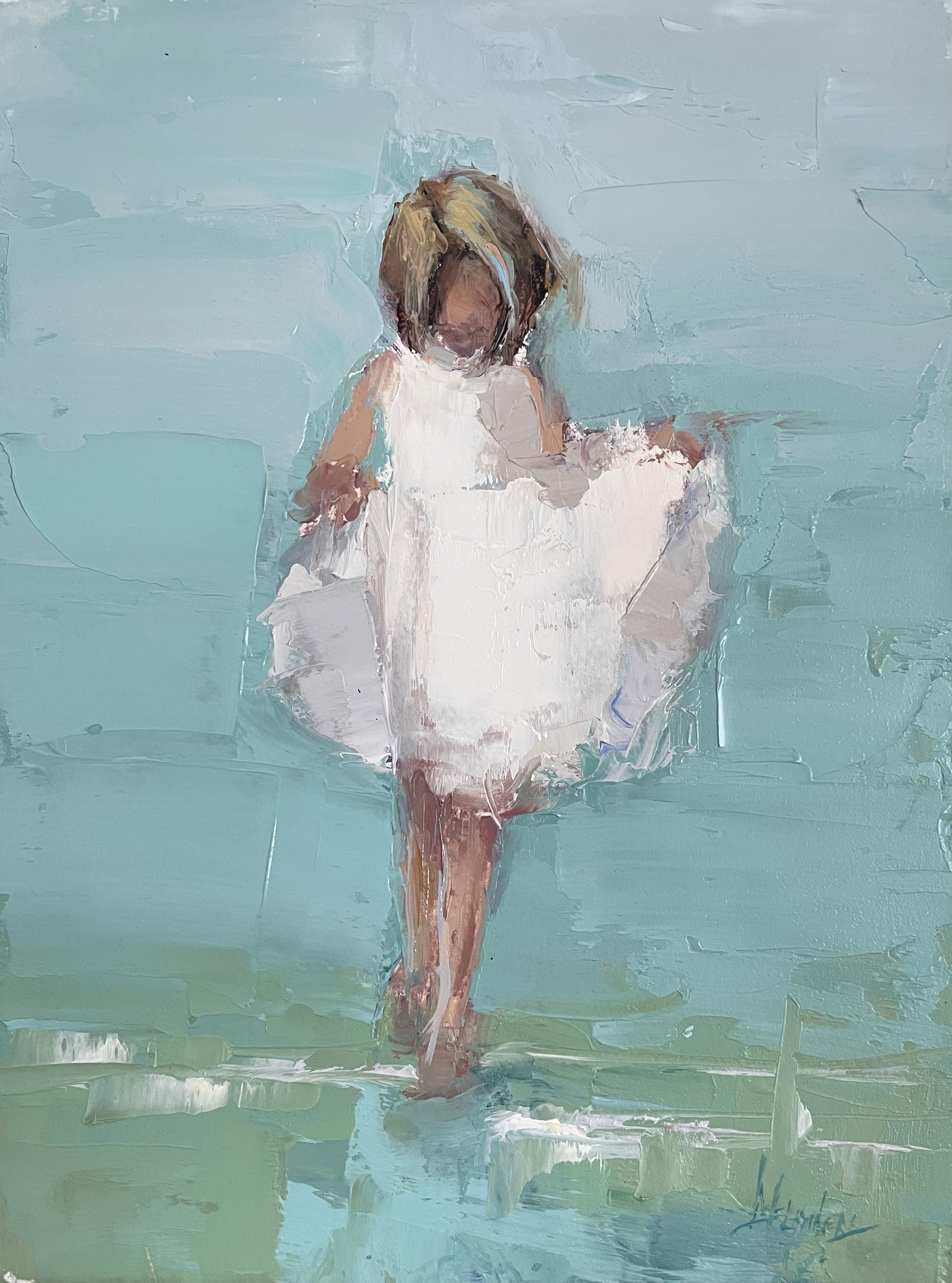 White Dress by Barbara Flowers