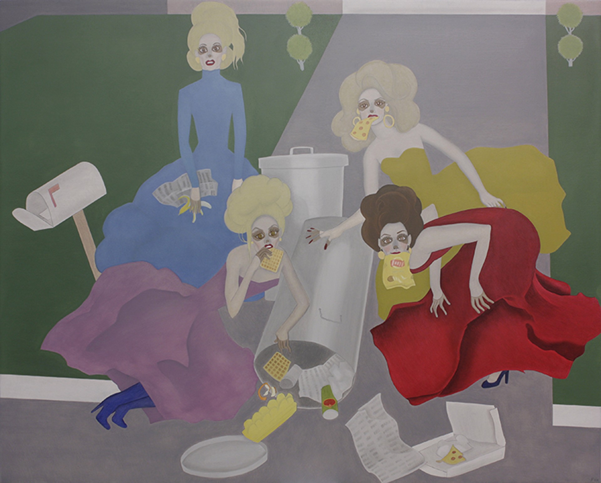 The Raccoon Queens by Elizabeth Fox