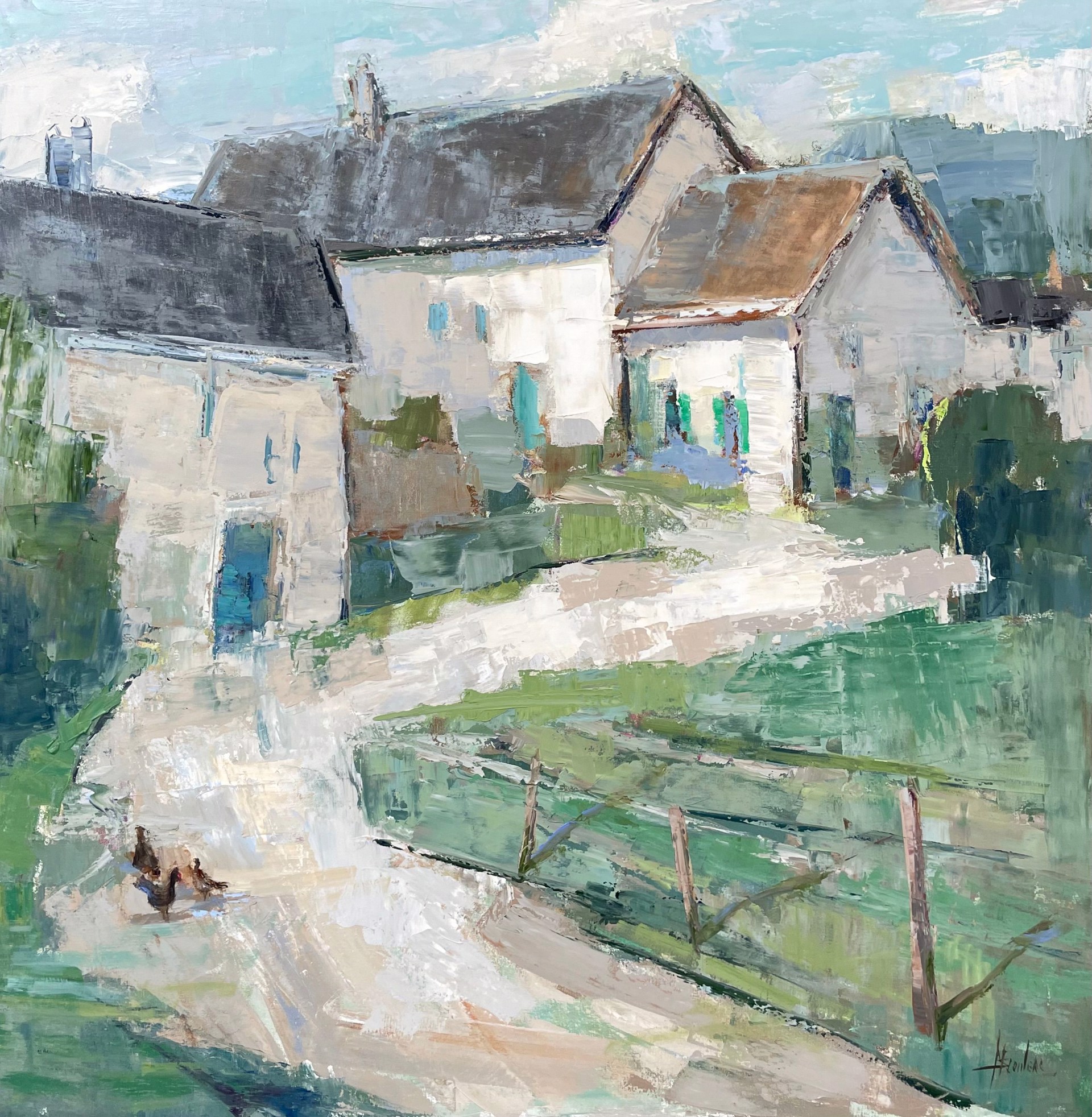 French Farm {SOLD} by Barbara Flowers