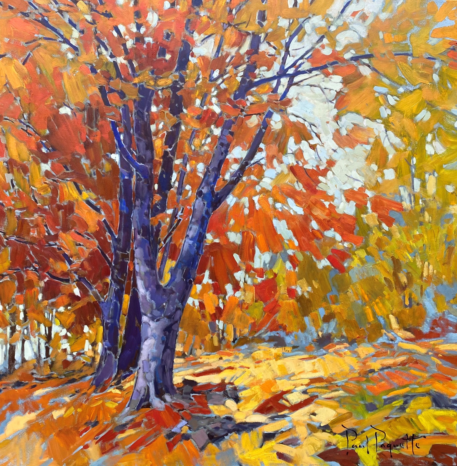 Fall Fire by PAUL PAQUETTE
