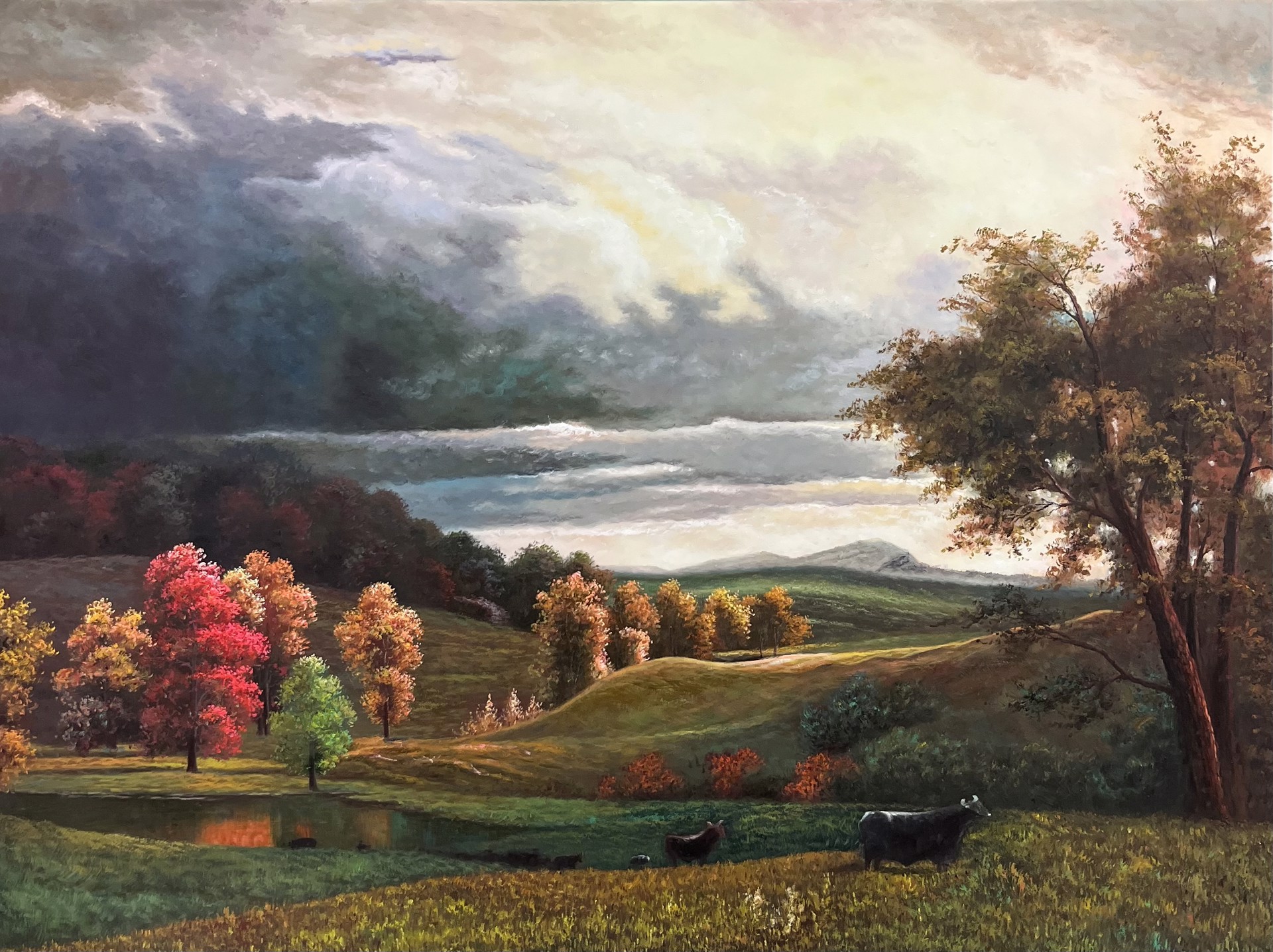 Autumn Landscape by In the manner of Albert Bierstadt