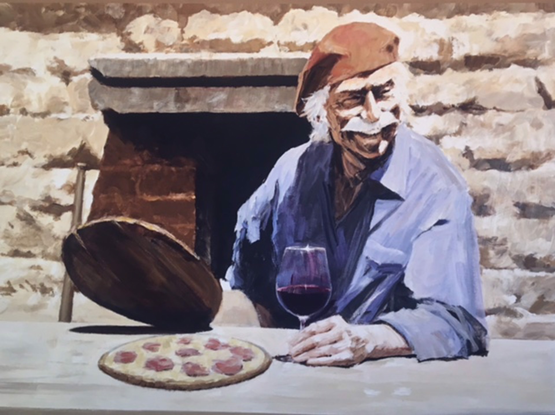 Pizza Alfresco by Aldo Luongo