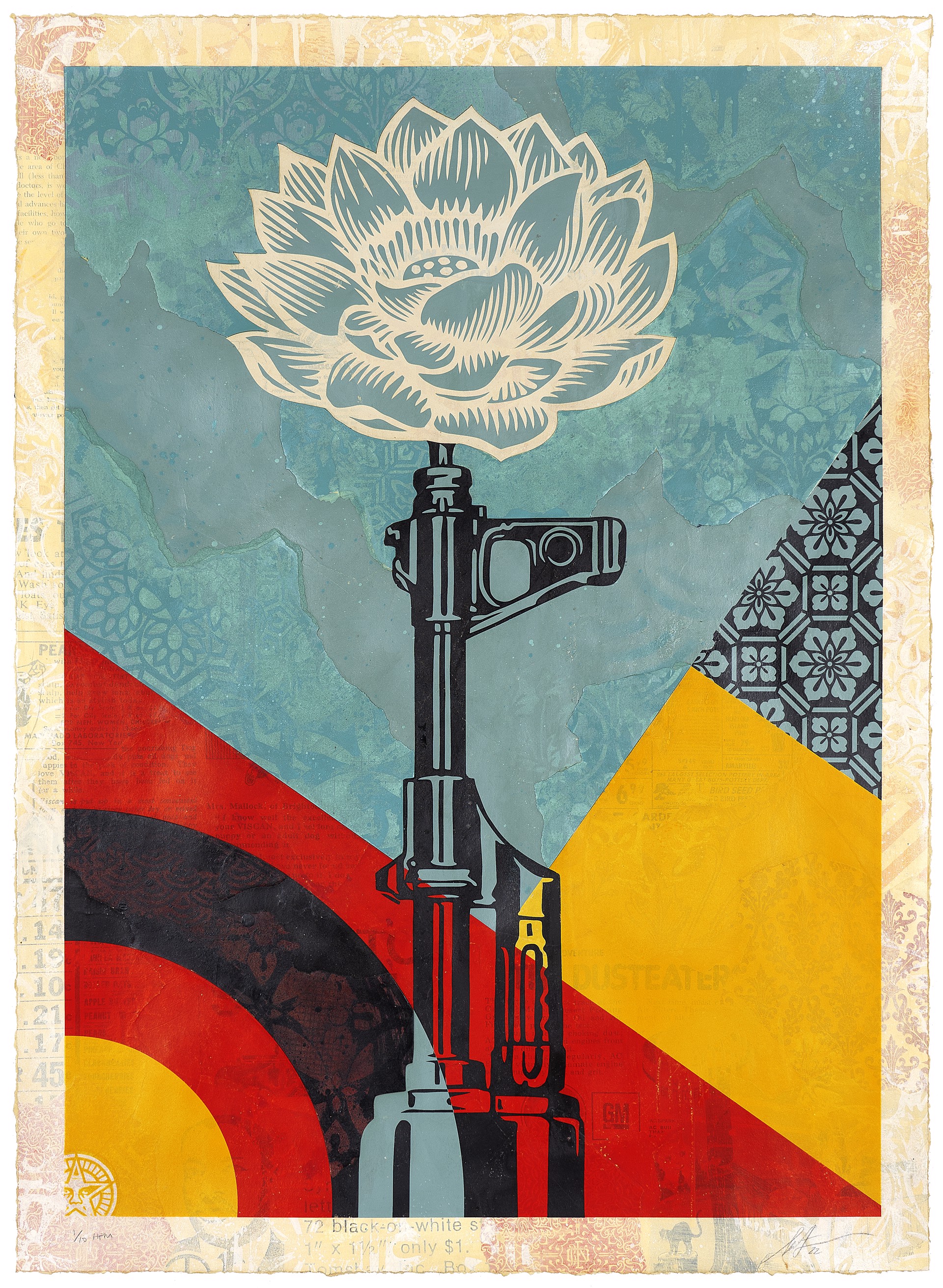 AK-47 Lotus by Shepard Fairey / Limited editions