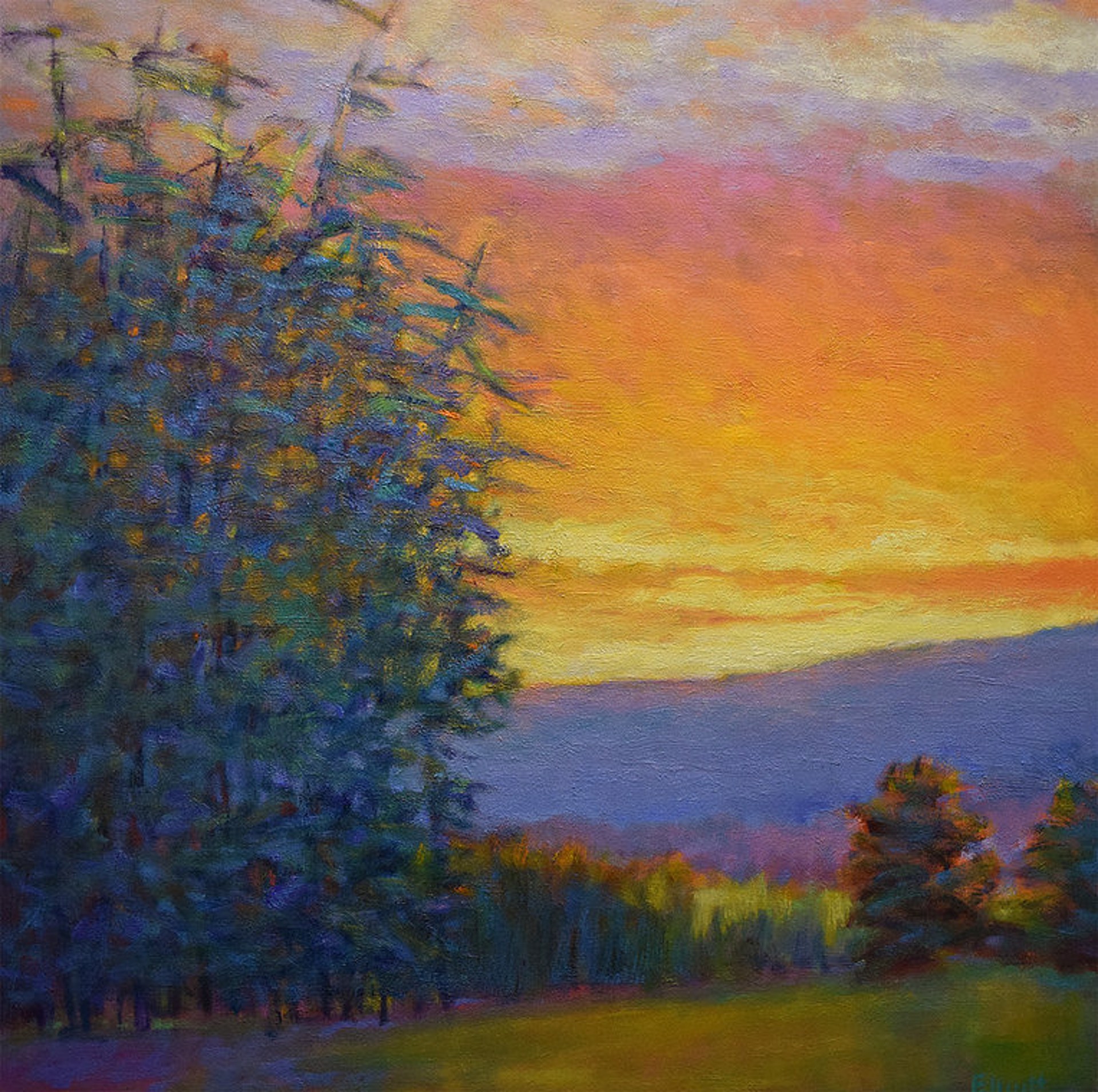 Enriched Evening, Sunset by Ken Elliott